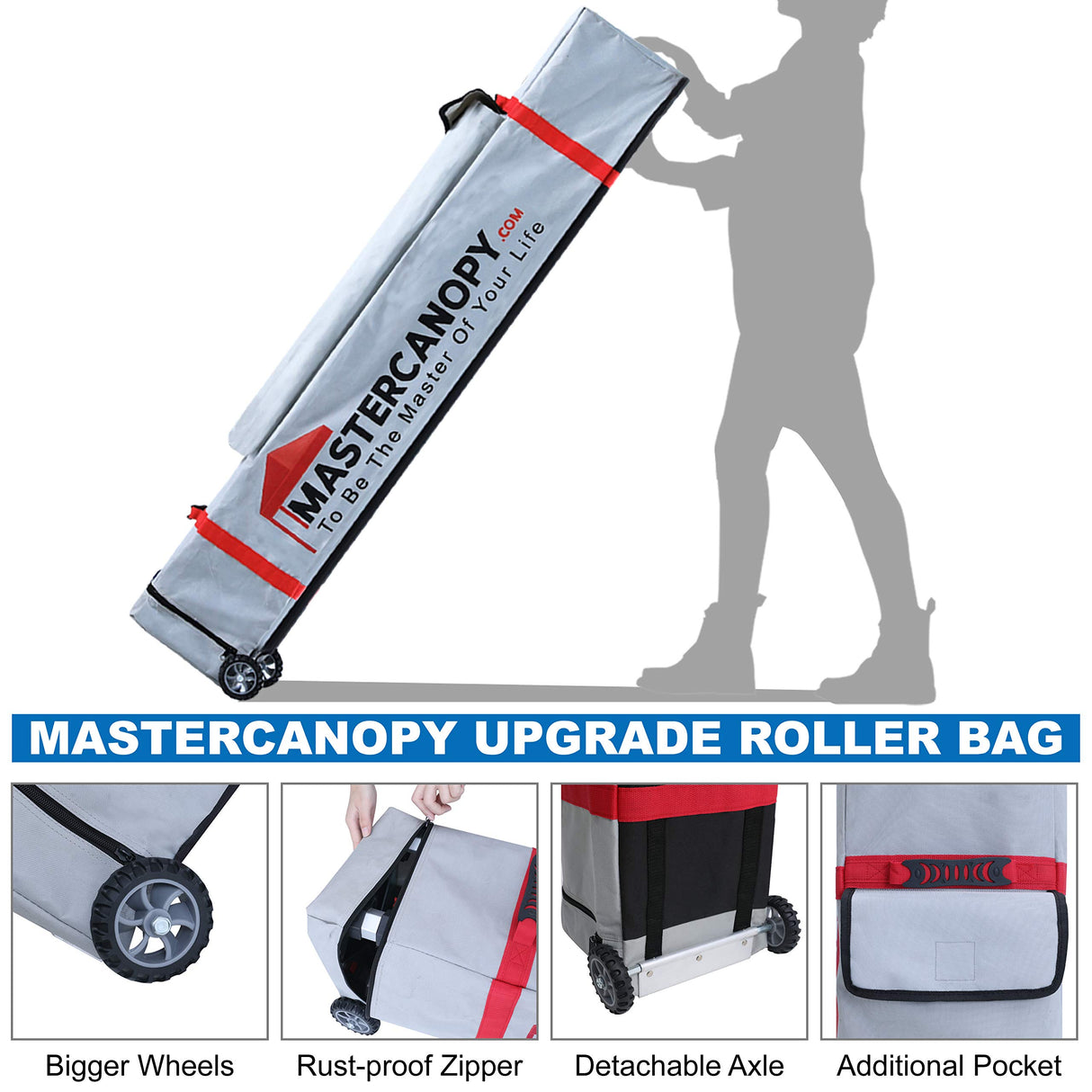 MASTERCANOPY Pop Up Canopy Tent Commercial Grade 10x20 Instant Shelter (White) MASTERCANOPY