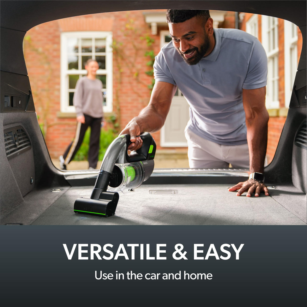 Gtech Multi MK2 Cordless Handheld Vacuum Cleaner with Powered Brush Bar - Mulitple Attachments - Perfect for Home, Stairs, Cars, and More - Rechargeable 22v Li-ion Battery - Lightweight (3.5 lbs.) Gtech