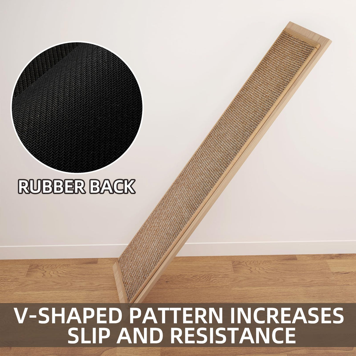 SUMLANS Kitchen Mat Set of 2 PCS, Cushioned Non Slip Rugs for Kitchen Floor, Absorbent Runner Comfort Standing Mats Washable for Kitchen, Office, Home (Brown, 17.3"x47"+17.3"x30") SUMLANS