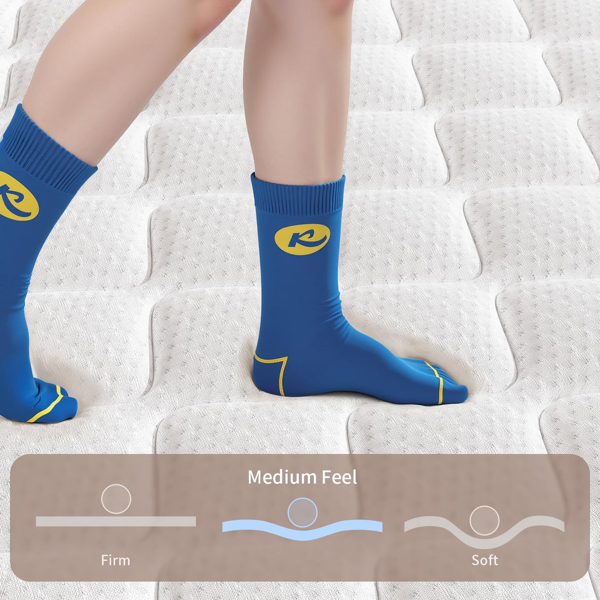 Elynight Twin Mattress,10 Inch Twin Size Mattresses for Advanced Gel Memory Foam, Soft and Comfortable, Medium Firm, Pressure Relief, CertiPUR-US Certified Elynight