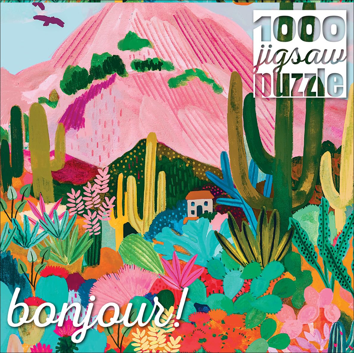 Buffalo Games - Hebe Studio - Cactus Mountain AZ - 1000 Piece Jigsaw Puzzle for Adults -Challenging Puzzle Perfect for Game Nights - Finished Size is 26.75 x 19.75 Buffalo Games