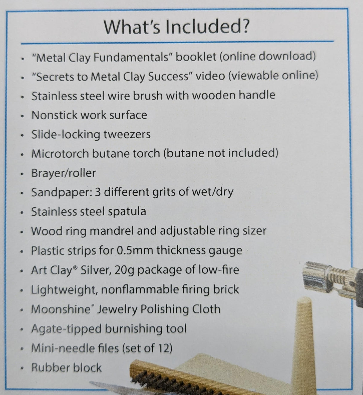 FMG Metal Clay Jewelry Making Kit - Precious Silver Metal Starter Kit FMG