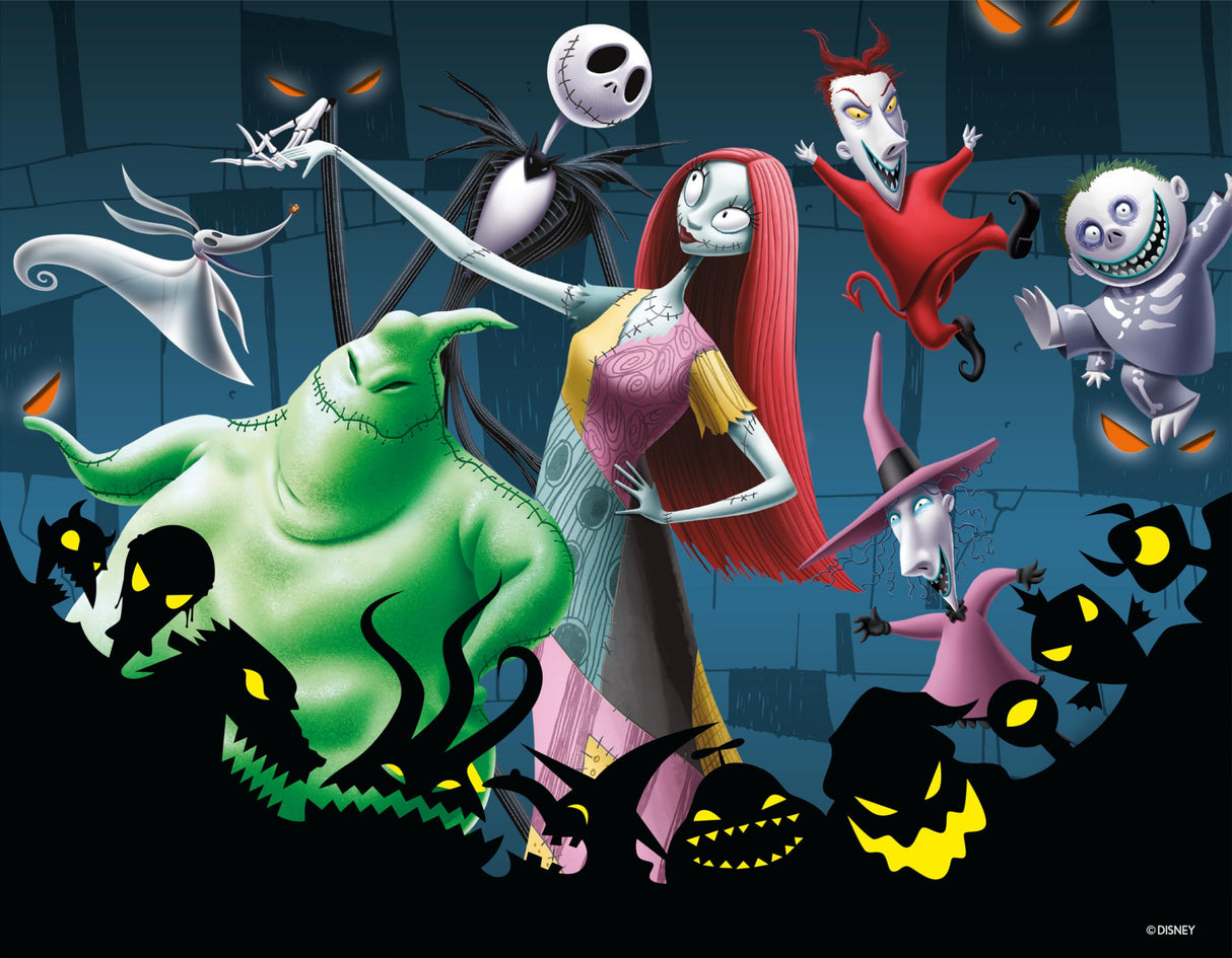 Ceaco - 5 in 1 Multipack - Disney - Tim Burton's The Nightmare Before Christmas - (2) 300 Piece, (2) 500 Piece, (1) 750 Piece Jigsaw Puzzles Ceaco