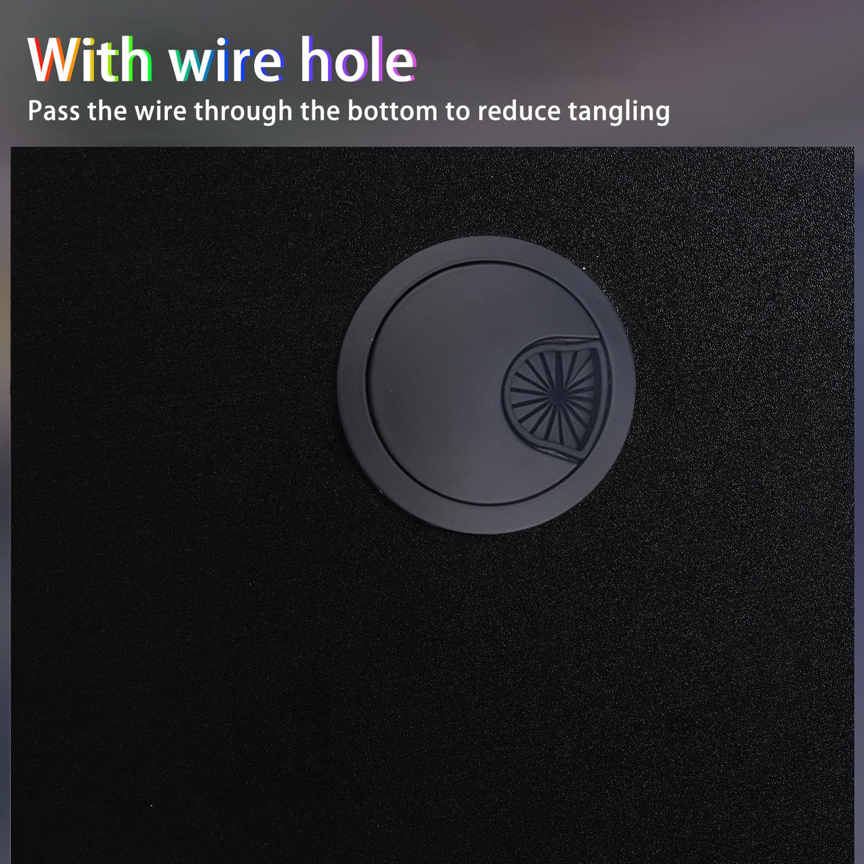 Gaming Desk Computer Desk for Bedroom, 40 Inch Gamer Workstation Sturdy Gaming Table with K-Shaped Steel Legs, Writing Desk with Wide Gaming Desktop Home Office Desk with Threading Holes 60x100cm GIFZES