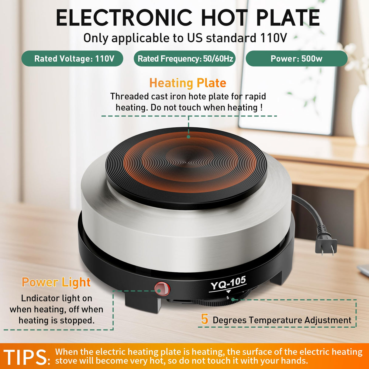 Zapstarz Candle Making Kit with Hot Plate, Candle Making Supplies for Adults Beginners, Wax Melting Pot with Stirring Spoon, Anti-Scalding Pad, Thermometer for Candle Making, Candle Making Pouring Pot Zapstarz