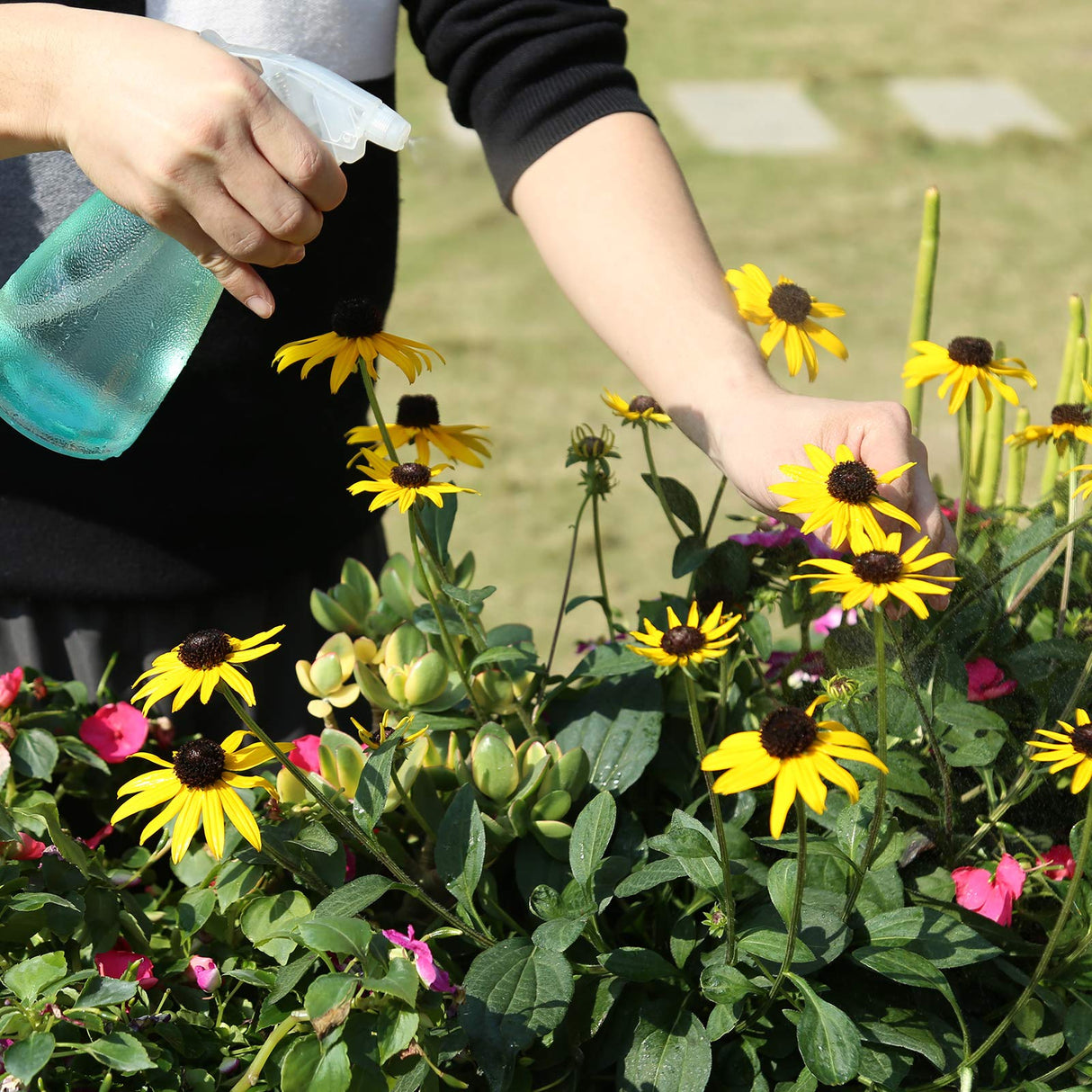 MIXC Metal Raised Garden Bed Outdoors with Legs, Elevated Planter Boxes Raised for Gardening, Large Planter Box for Vegetable Flower Herb MIXC