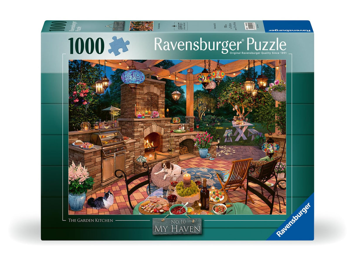 Ravensburger The Garden Kitchen 1000 Piece Jigsaw Puzzle for Adults - 12000280 - Handcrafted Tooling, Made in Germany, Every Piece Fits Together Perfectly Ravensburger