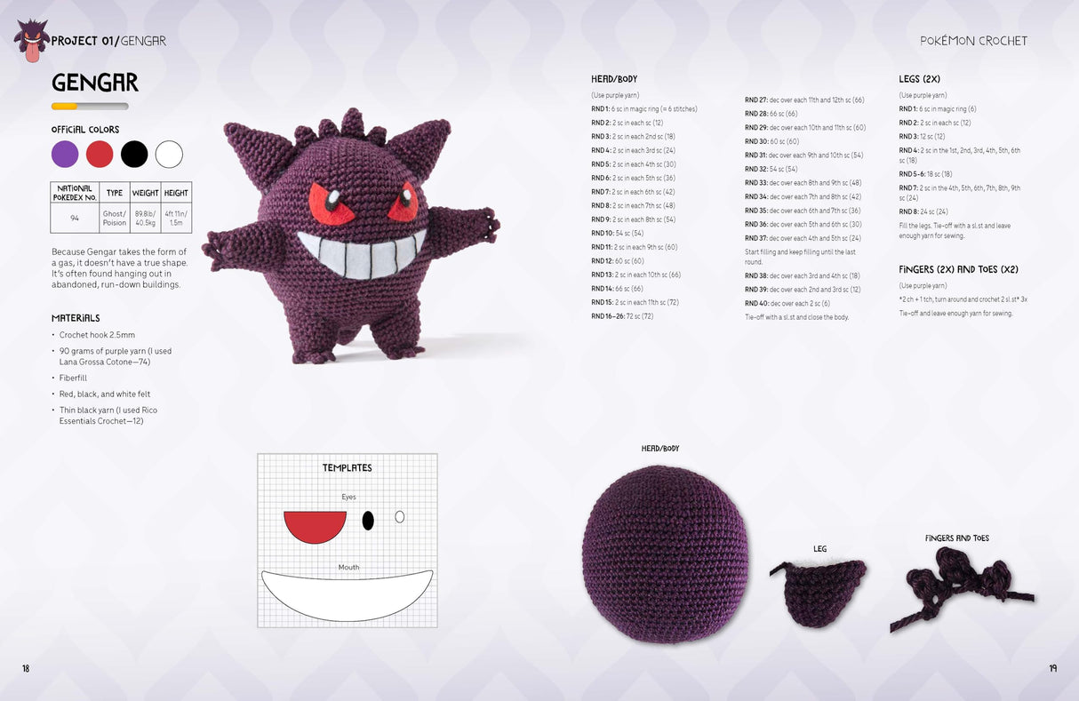 Pokémon Crochet: Bring your favorite Pokémon to life with 20 cute crochet patterns David & Charles