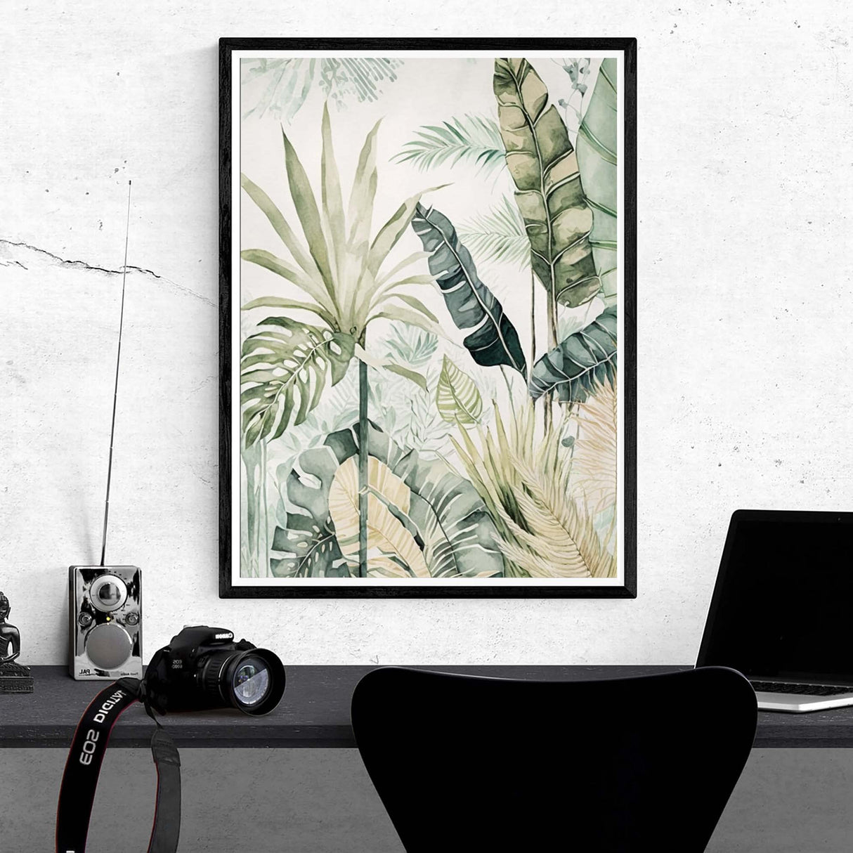 Kaliosy 5D Diamond Art Kits for Adults Plantain Leaf Grass by Number Kits, Diamond Painting Art Plants DIY Full Drill Crystal Craft Cross Stitch Embroidery Decoration (12x16 inch) 30x40 cm Kaliosy