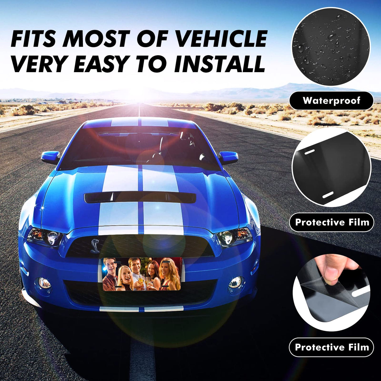 10 Pack 0.45mm Blank Automotive License Plate Plates Tag for Custom Design Work HYHOSHI