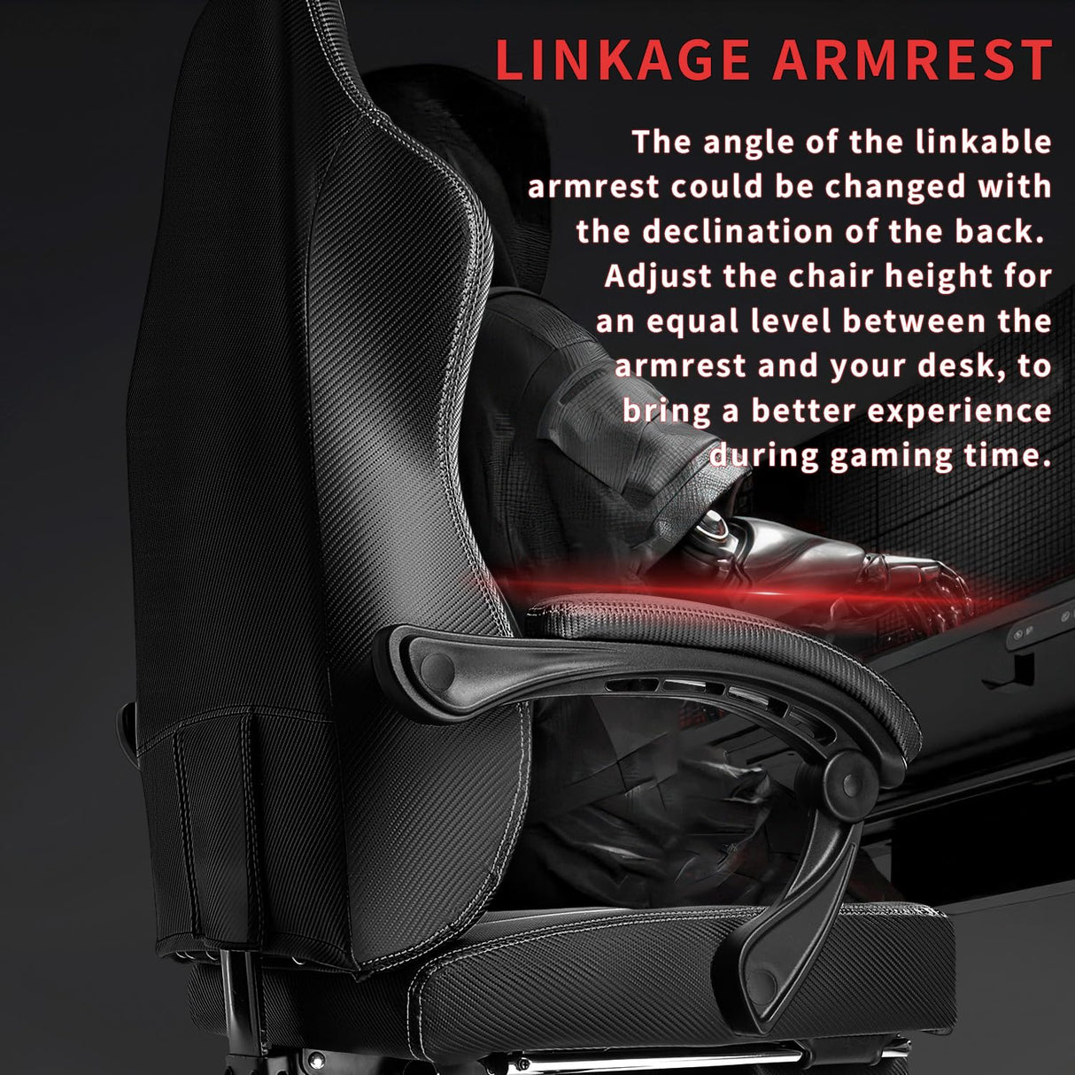 LEMBERI Big and Tall Gaming Chair 400lb Weight Capacity,Gamer Chairs for Adults,Video Game Chair wth Footrest,Racing Style Computer Gamer Chair with Headrest and Lumbar Support (Gray) LEMBERI