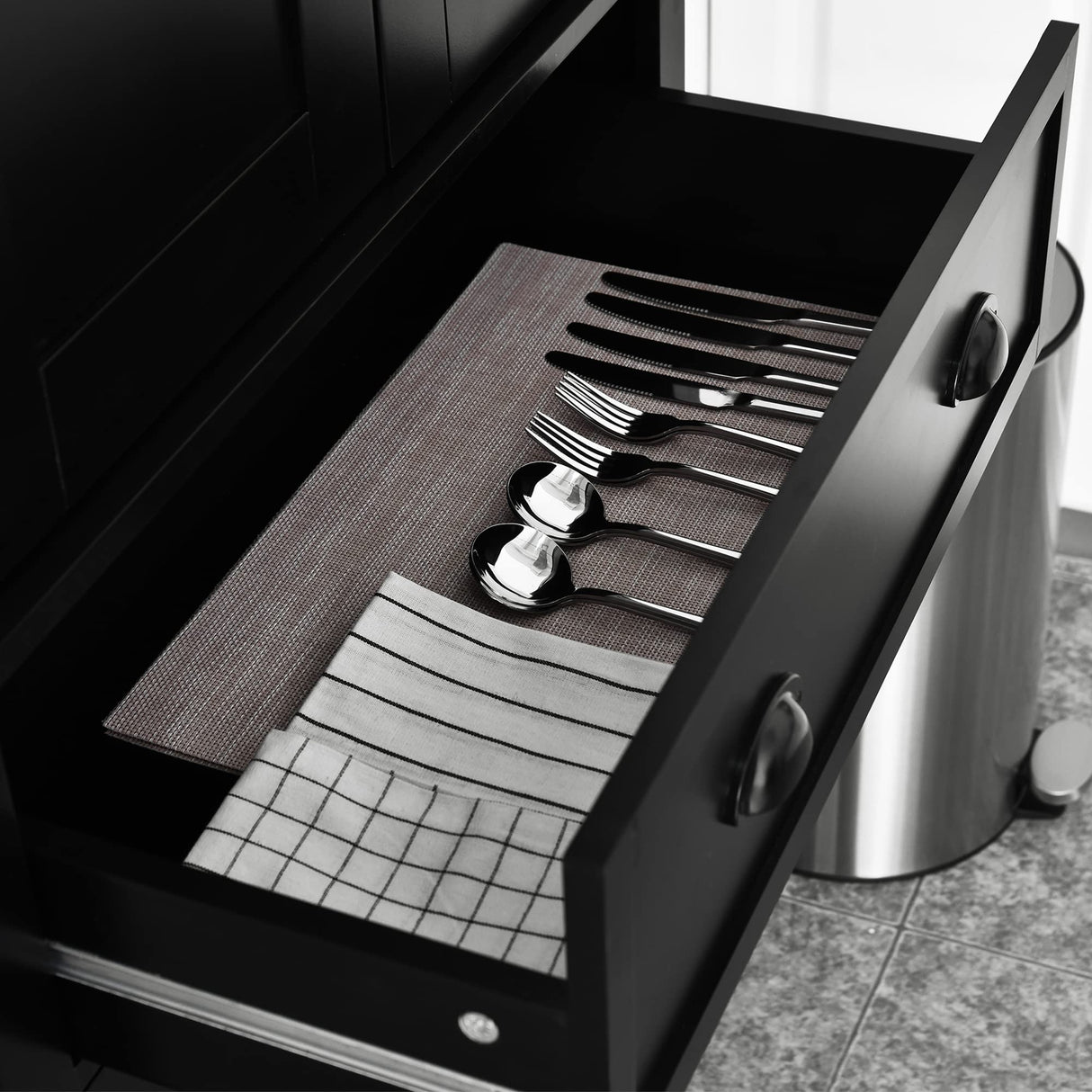 HOMCOM 72" Kitchen Pantry Cabinet, Traditional Freestanding Storage Cabinet with 4 Doors, Drawer and 3 Adjustable Shelves for Dining Room, Black HOMCOM