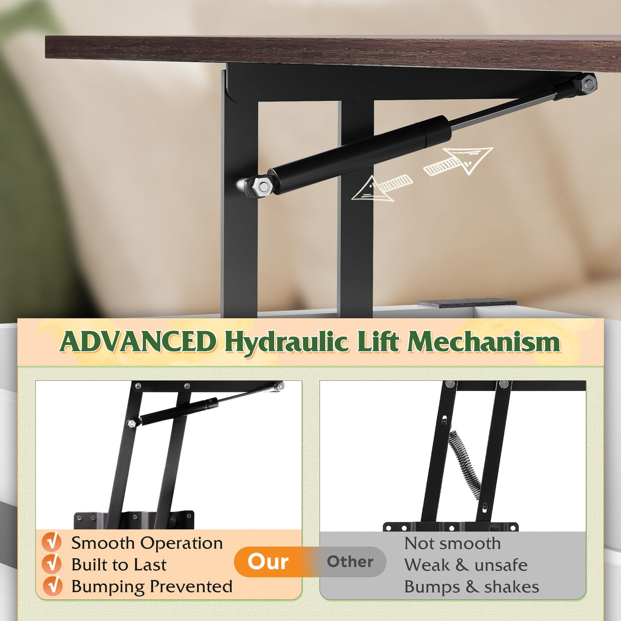 WLIVE Lift Top Coffee Table, 39.4" Farmhouse Coffee Table with Large Hidden Storage Compartment, Sliding Barn Doors, Modern Wood Center Table for Living Room, Office, White WLIVE