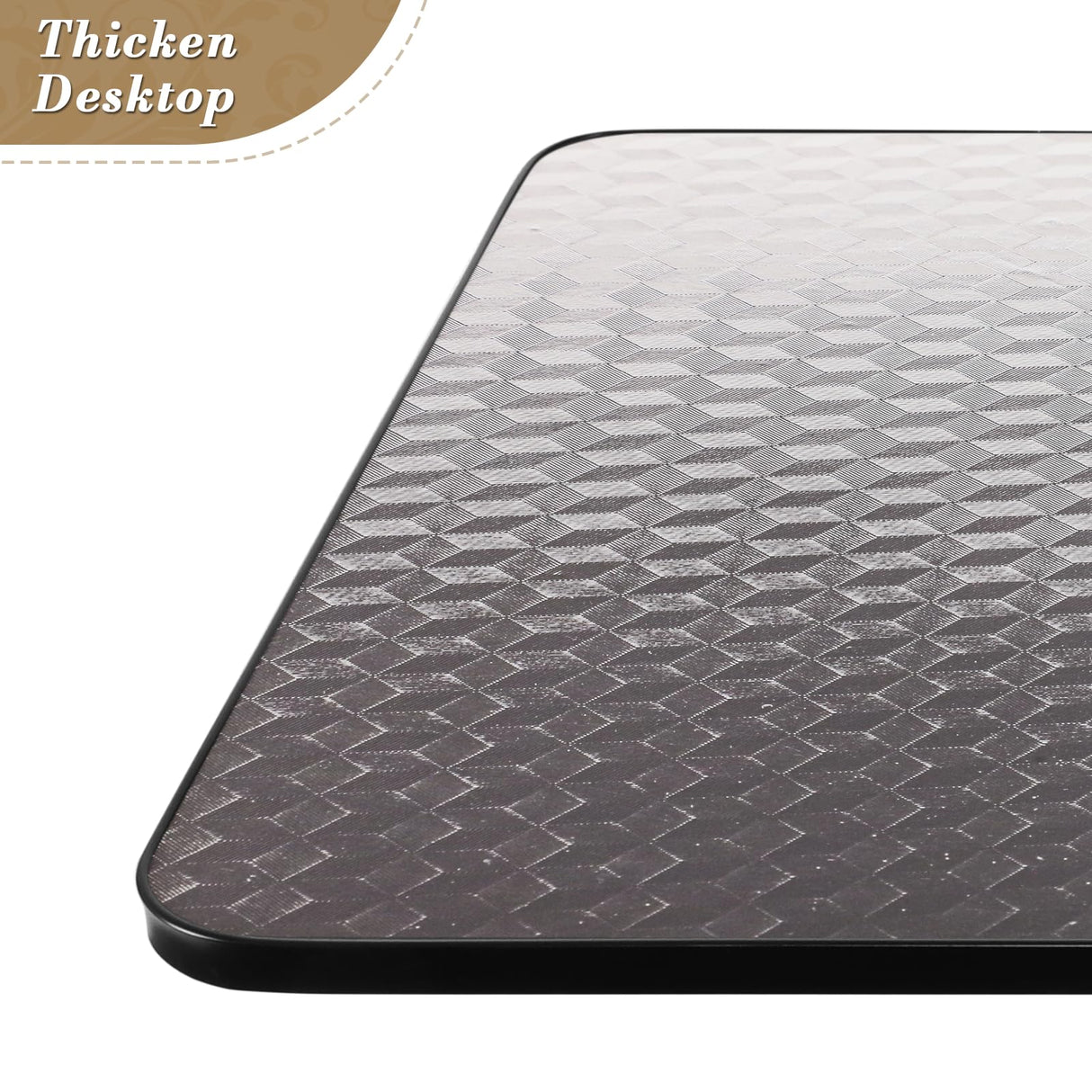 Athena Collection Square Bar Table, Adjustable Height High Top Bistro Table with MDF Desktop, 23.5'' Cocktail Table for Bar/Pub/Bistro (Silver Flash) Athena Collection