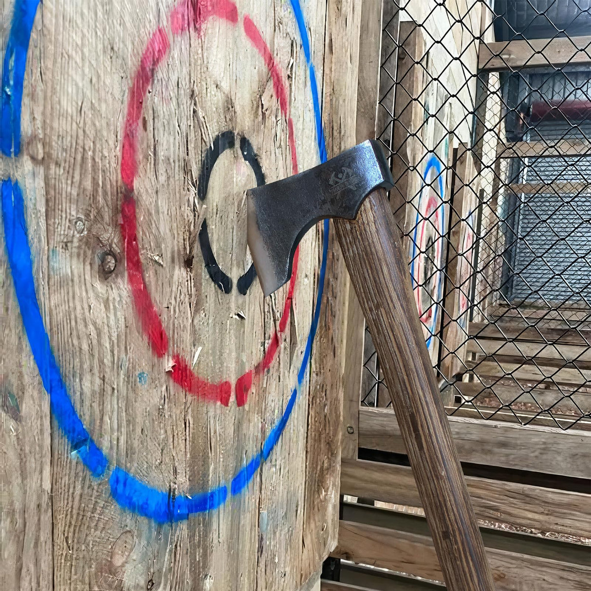 Throwing Axe, Throwing Hatchet for Professional Axe Throwing Competitions, 19" Wooden Handle with 1.6 lbs 1065 High Carbon Steel Head, Perfect Balance and Agile Control THRWCLUB