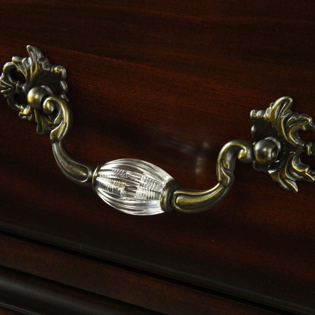 Syracuse 6-Piece King Bedroom Set in Dark Walnut by 24/7 Shop at Home 24/7 Shop at Home