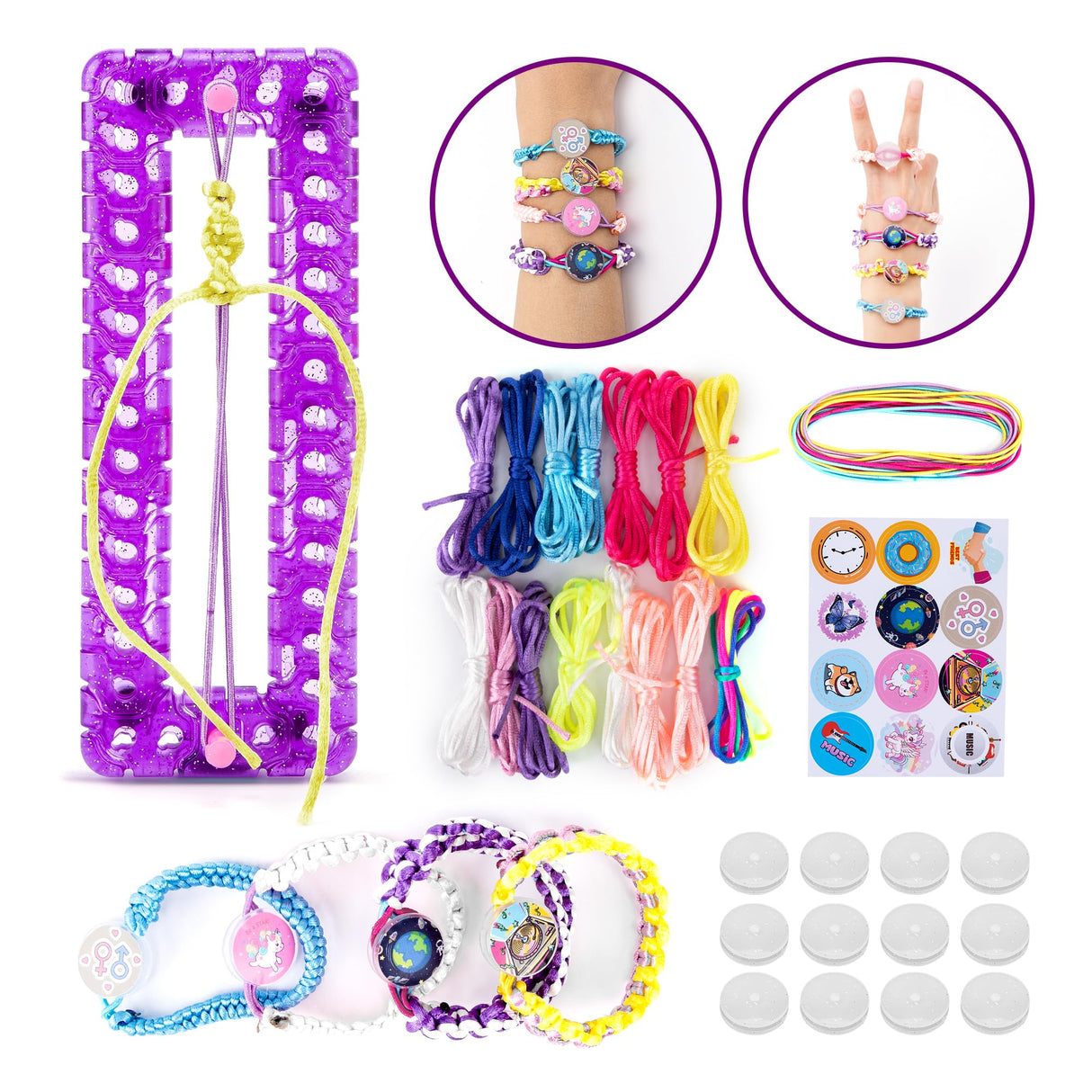 Find Scrapblooms DIY Weaving Loom Kit with Portable Box for Kids & Adults,Potholder Loom Kit,Crafts Projects for Friendship Bracelet,Gift Ideas for Girls Find Scrapblooms