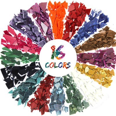 Candle Dye for Candle Making, Color Chips for Wax Melts, Dye for Soywax, Beeswax, Paraffin Wax and More, Craft Kit for Adult & Kids, 16 Colors x 5g