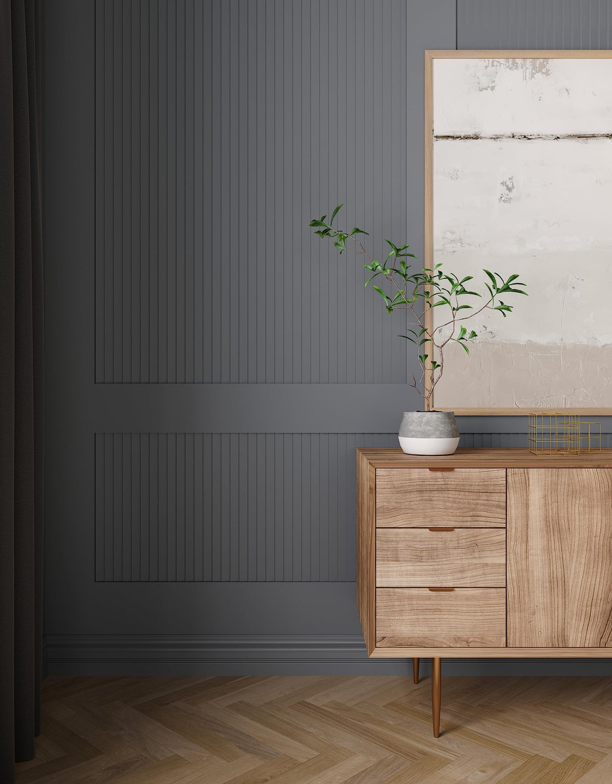 1550-4FTWHW Unfinished White Hardwood Sawtooth Slat Panel Moulding ORNAMENTAL