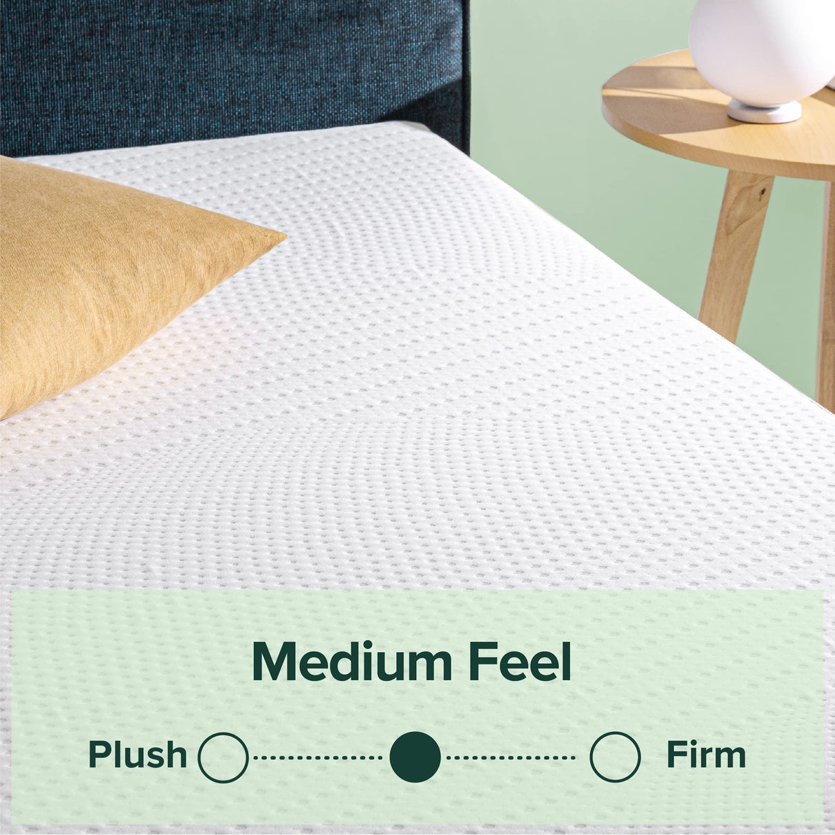 ZINUS Cooling Essential Memory Foam Mattress, King, White Zinus