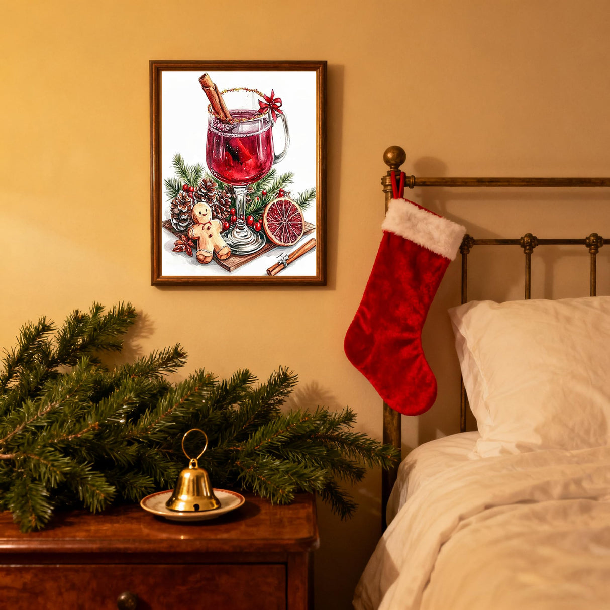 VIGEGU Christma 5D Diamond Painting Kits for Adults,Wine Diamond Art kit for Beginners,DIY Full Round Drill Diamond Dots with Gem Art Crafts for Home Wall Decor 12 x16 Inch VIGEGU