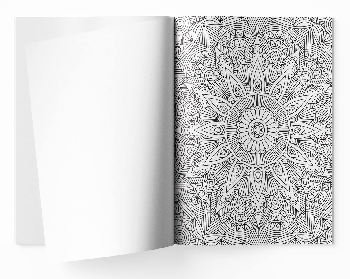 Mandala: Coloring Book For Adults WoodArtSupply