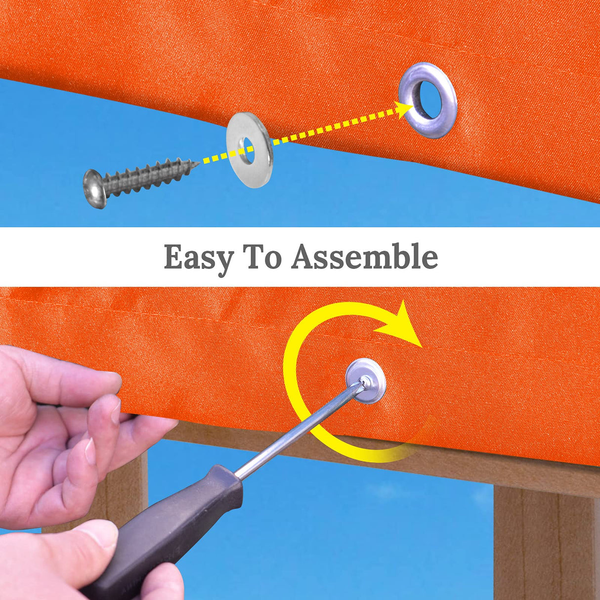 Strong Camel Replacement Swing Set Replacement Tarp for Backyard Wood Playset Swing Set -Only Backyard Playset Canopy Cover (Multicolor, 52" X 94") Strong Camel