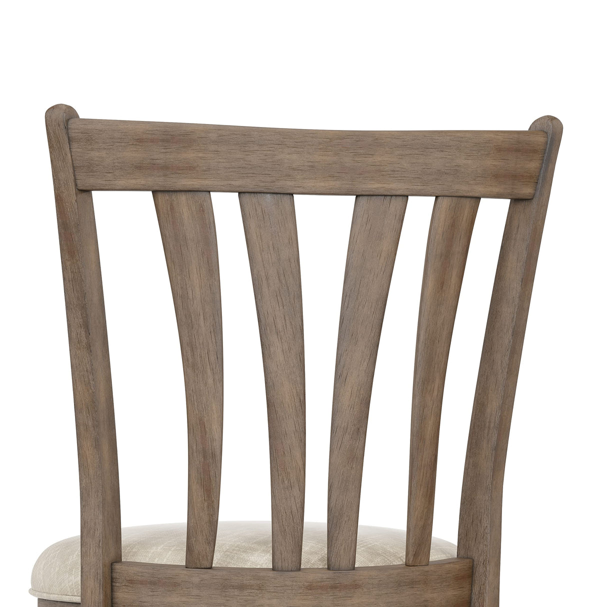 Hillsdale 29.5" Savana Wood Swival Bar Height Stool, Brown Gray Hillsdale