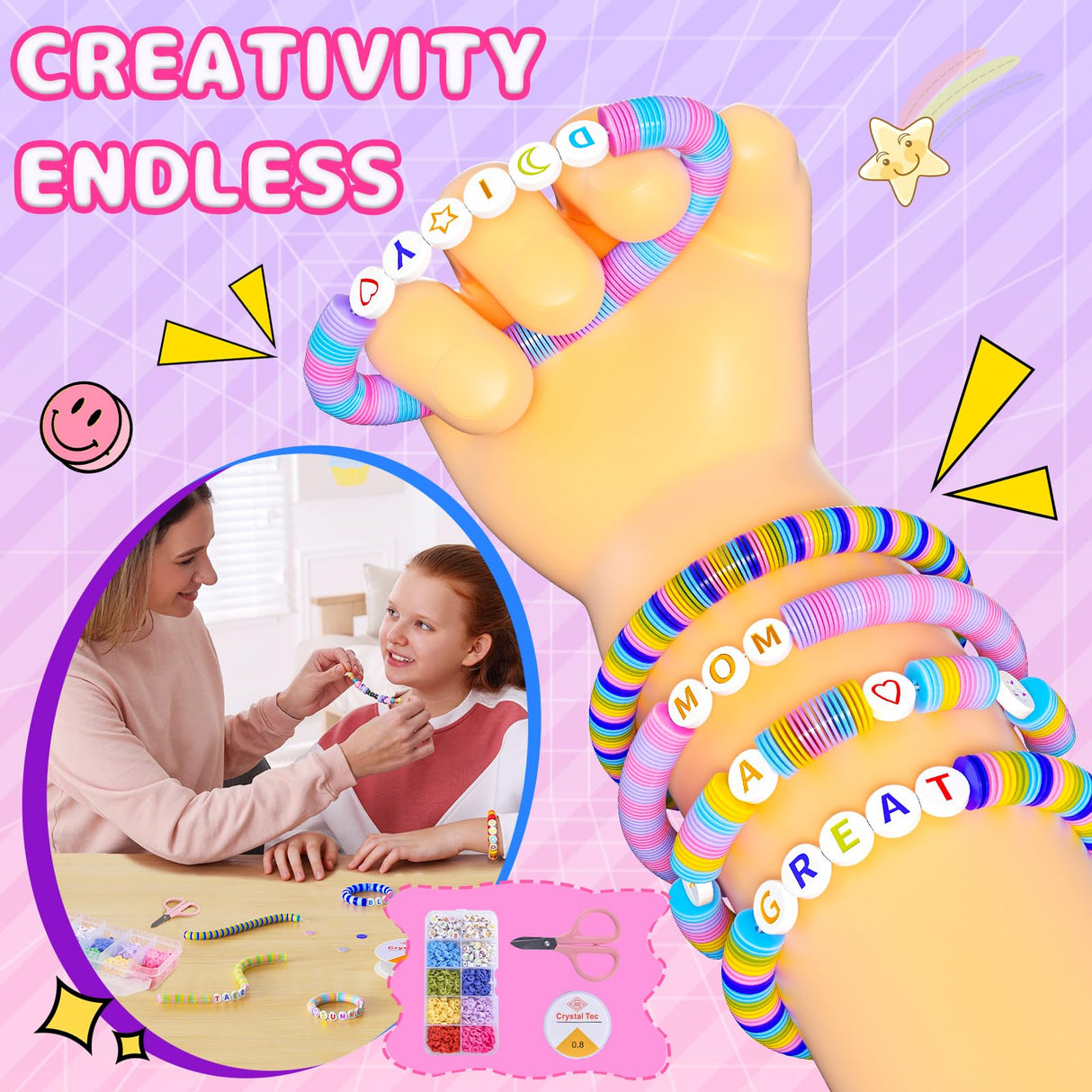 Gifts for Girls 4-12, Decorate Your Own Water Bottle Kits for Girls, Unicorn Diamond Painting Toys & Friendship Bracelet Kit, Fun Arts Crafts for Kids Ages 4-6-8-10, Birthday Gifts Toys for Kids BOOH
