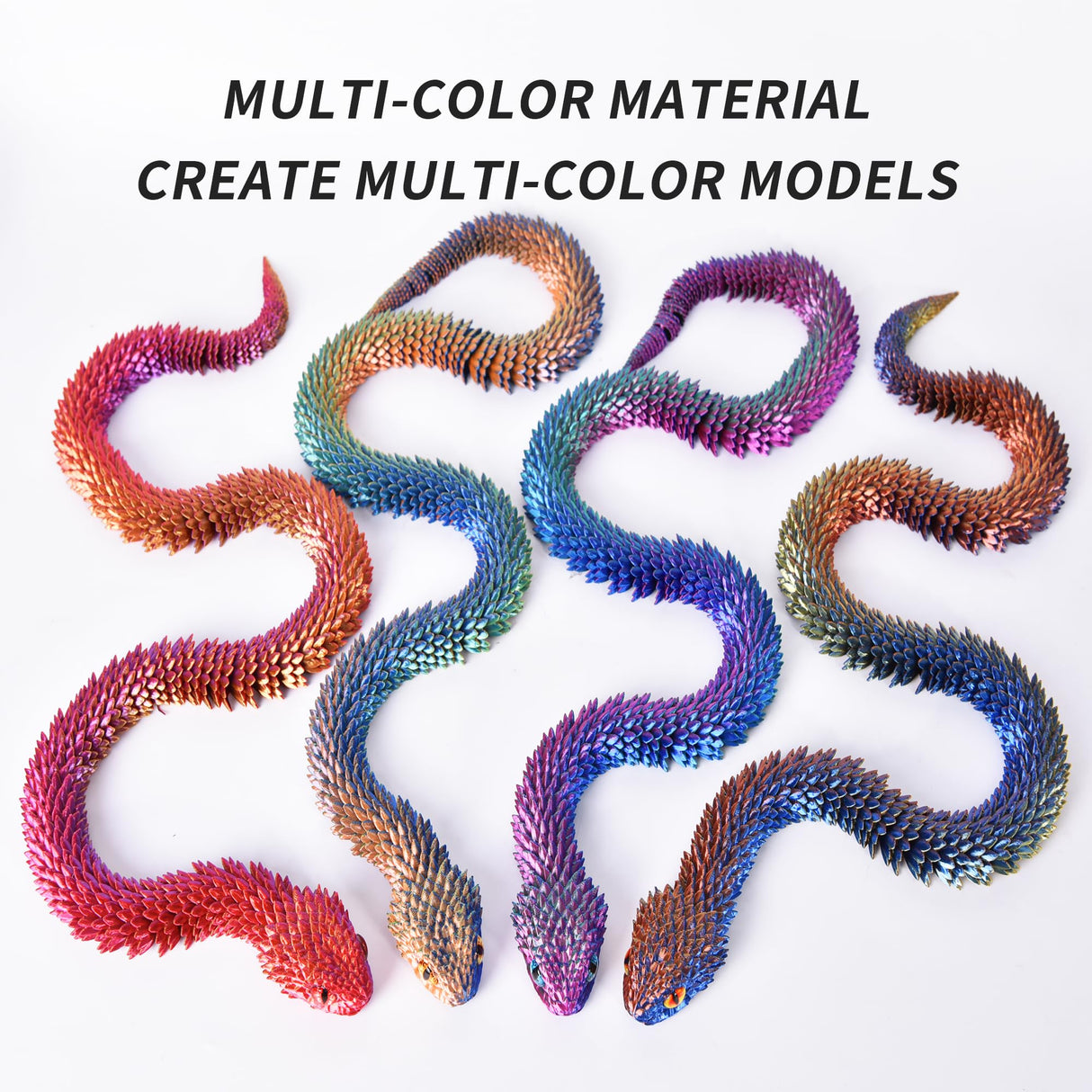 PINBALL 3D Printer Filament Bundle Tri-Colors Silk Shiny PLA Filament, Three Colors Fast Color Change Toughness Upgraded 3D Printing Filament, 1.75mm 250gX 4 Spools (2.2 lbs) PINBALL