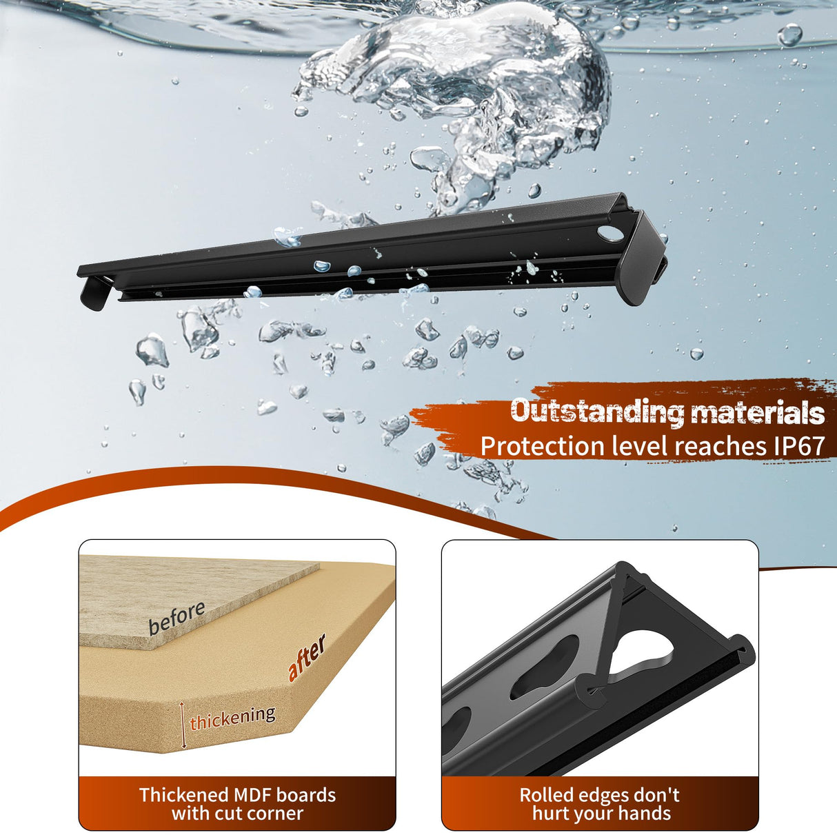 REIBII 48.2" W Garage Shelving, Storage Shelves Load 3000LBS, Adjustable Garage Shelving Heavy Duty for Pantry, Basement, Warehouse, 48.2" W X 71.9" H X 24" D, Black REIBII