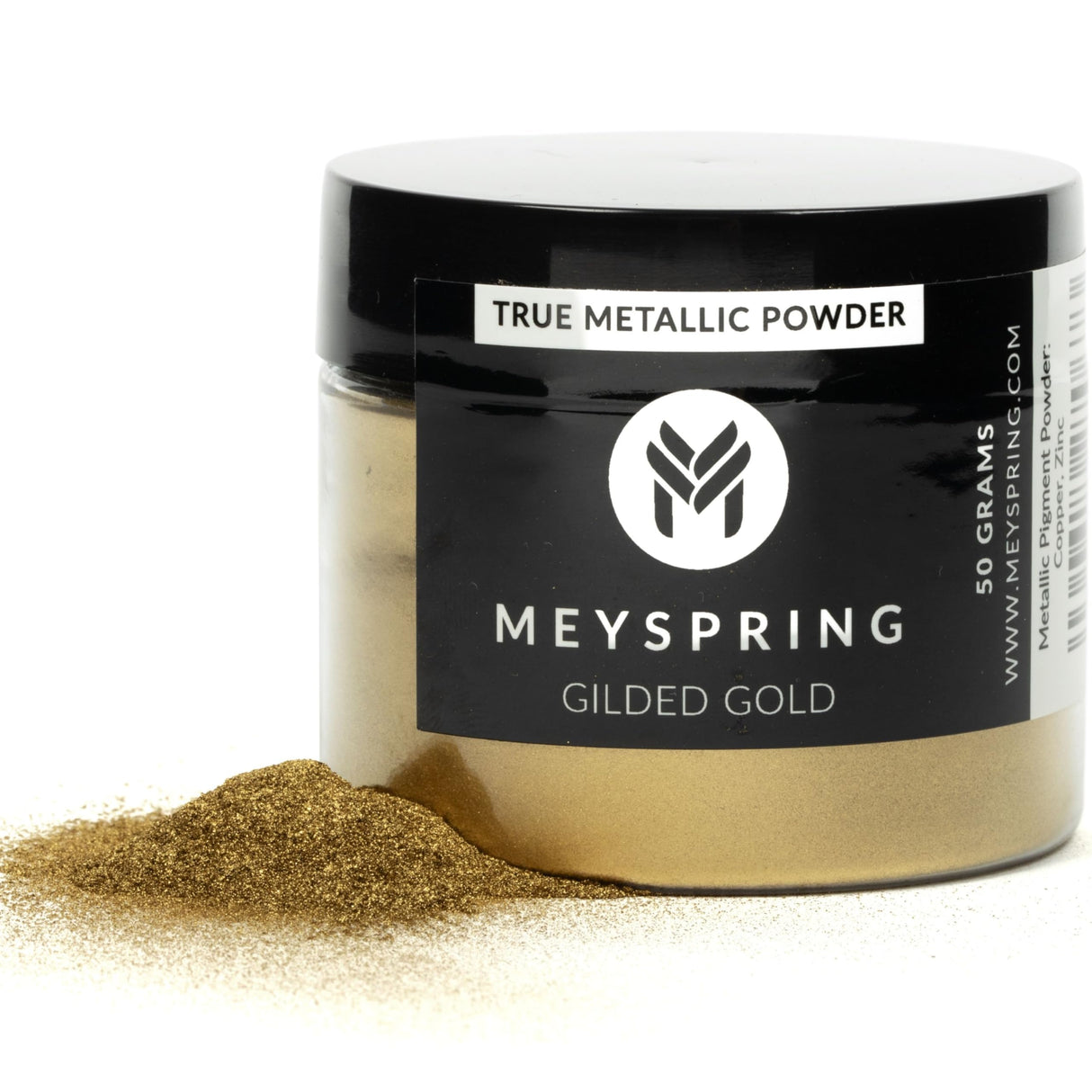 MEYSPRING Gilded Gold - Metallic Pigment Powder for Resin Art - Fine Gold Resin Pigment - Epoxy Resin Color Pigment - Gold Epoxy Pigment - 50 Grams MEYSPRING