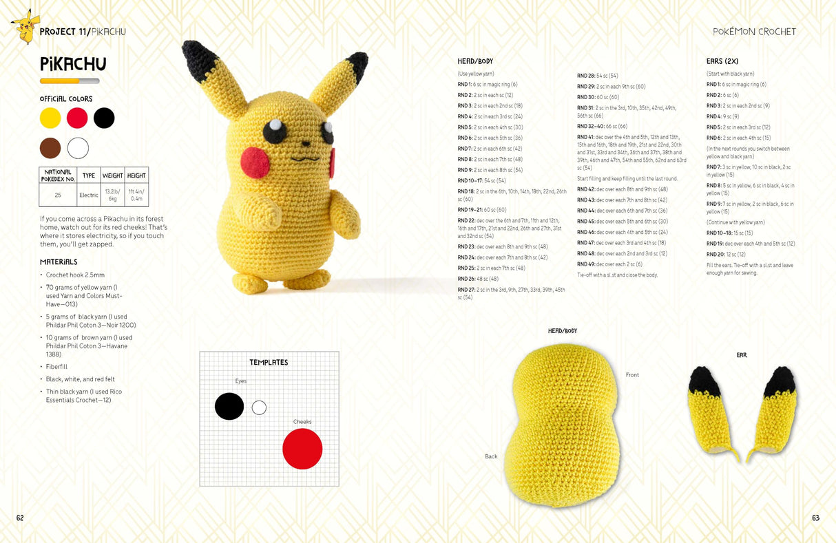 Pokémon Crochet: Bring your favorite Pokémon to life with 20 cute crochet patterns David & Charles