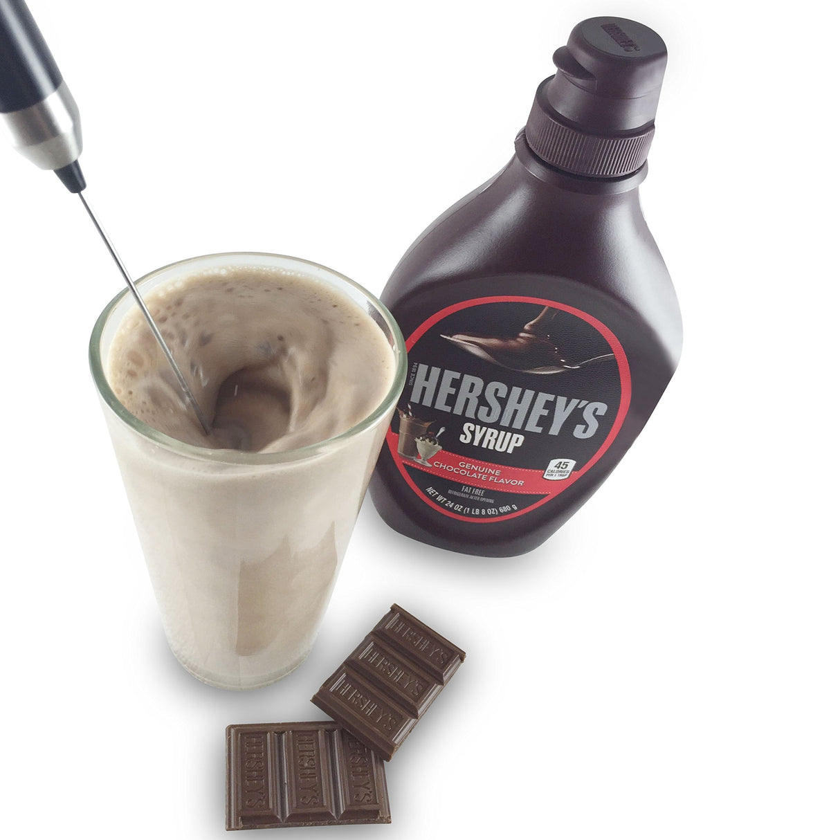 Nestpark Portable Drink Mixer Small Handheld Electric Stick Blender - Cordless and Battery Operated Bulletproof Keto Coffee Blender Nestpark