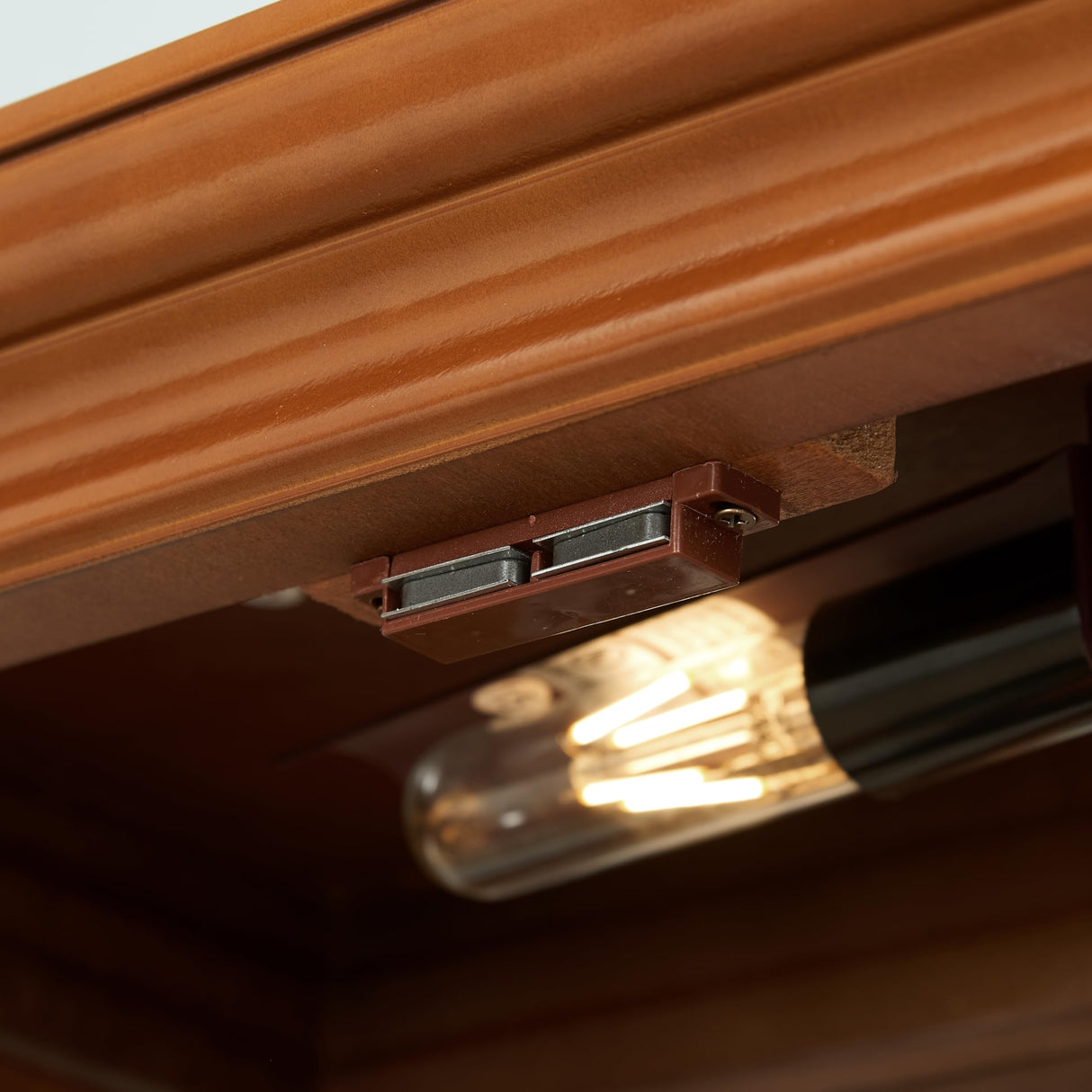 Ball & Cast Lighted Curio Cabinet,6-Tier Glass Display Cabinet with Adjustable Glass Shelves and Mirrored Back Panel for Living Room,E26 Light Blub not Included,Walnut Ball & Cast