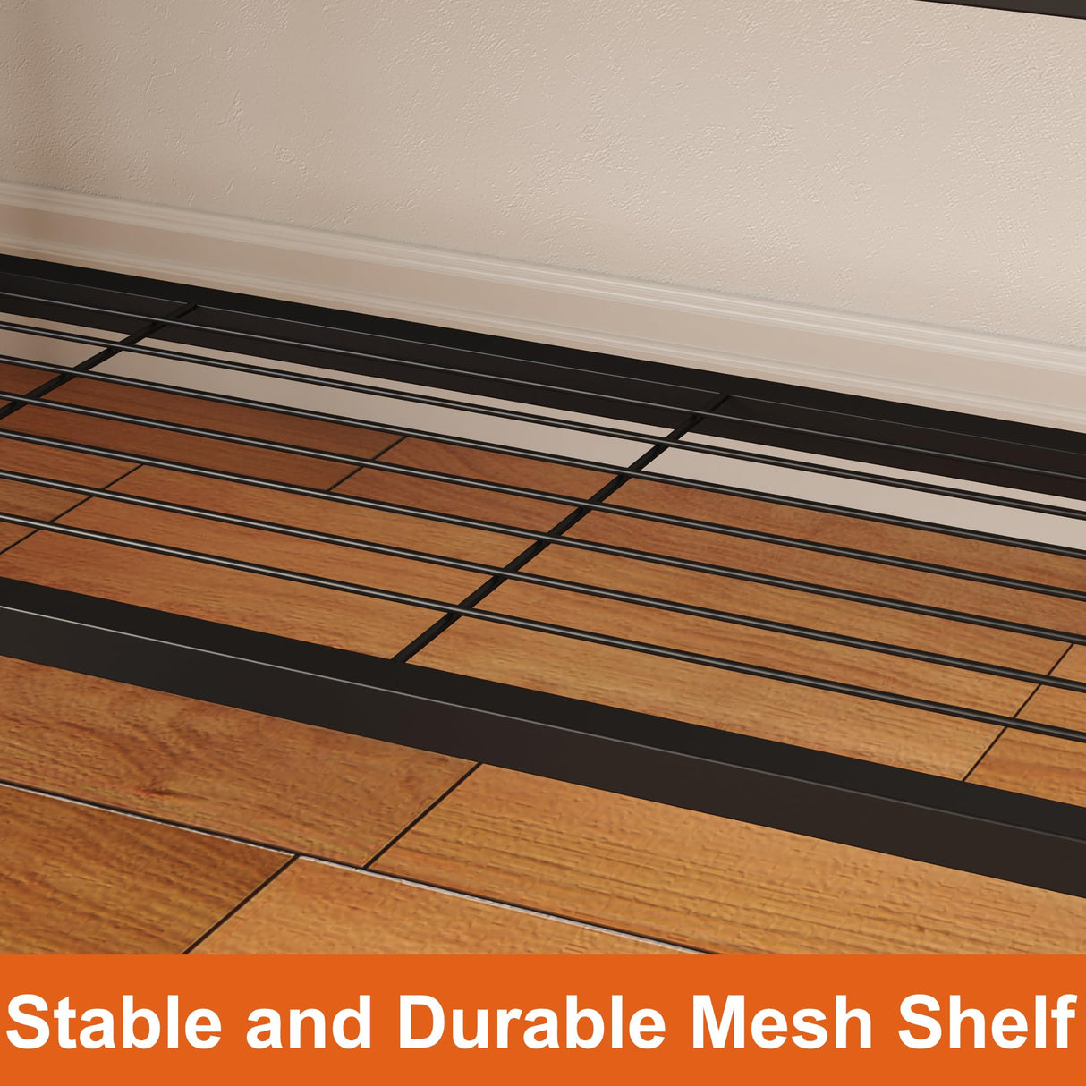 HOMEFORT Shoe Bench, Modern Industrial Shoe Storage Bench, Entryway Bench with Mesh Shelf and Sturdy Metal Frame, Metal Shoe Rack with Durable MDF Top for Hallway, Mudroom, Living Room, Rustic Brown HOMEFORT