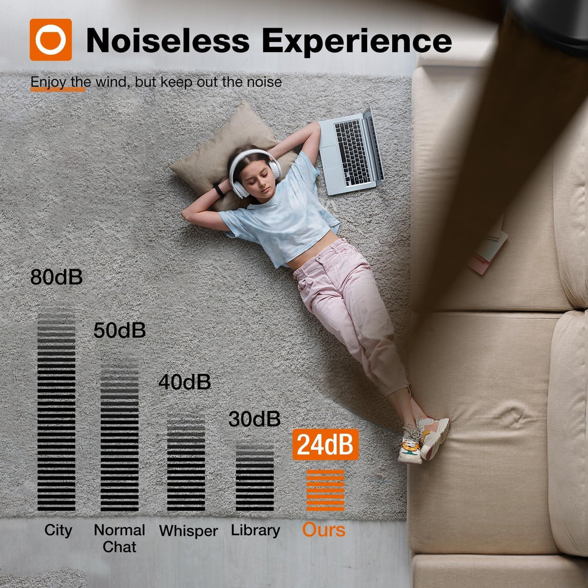 addlon Ceiling Fans with Lights, 52 inch Low Profile Ceiling Fan with Light and Remote Control, Flush Mount, Reversible, 3CCT, Dimmable, Noiseless, Black Ceiling Fan for Bedroom, Indoor/Outdoor Use addlon