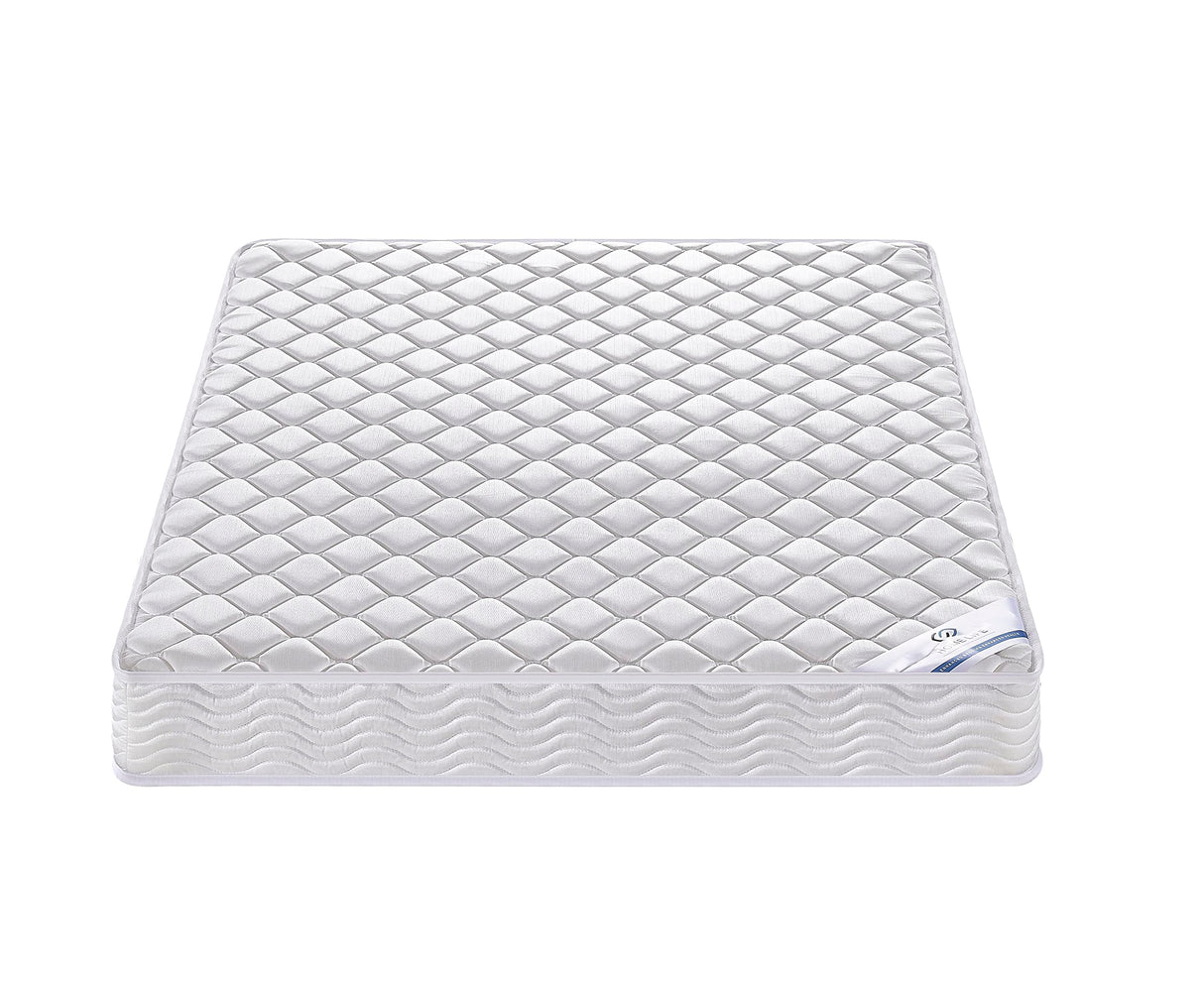 Full Size - 6 Inch Homelife Innerspring Hybrid Mattress with Comfort Foam Top Layer & Pocket Coil Springs - Rolled in a Box - Oliver & Smith OLIVER & SMITH SINCE 1921