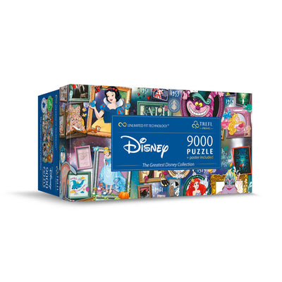 Trefl Disney 9000 Piece Jigsaw Puzzle The Greatest Disney Collection Prime 78"x37"