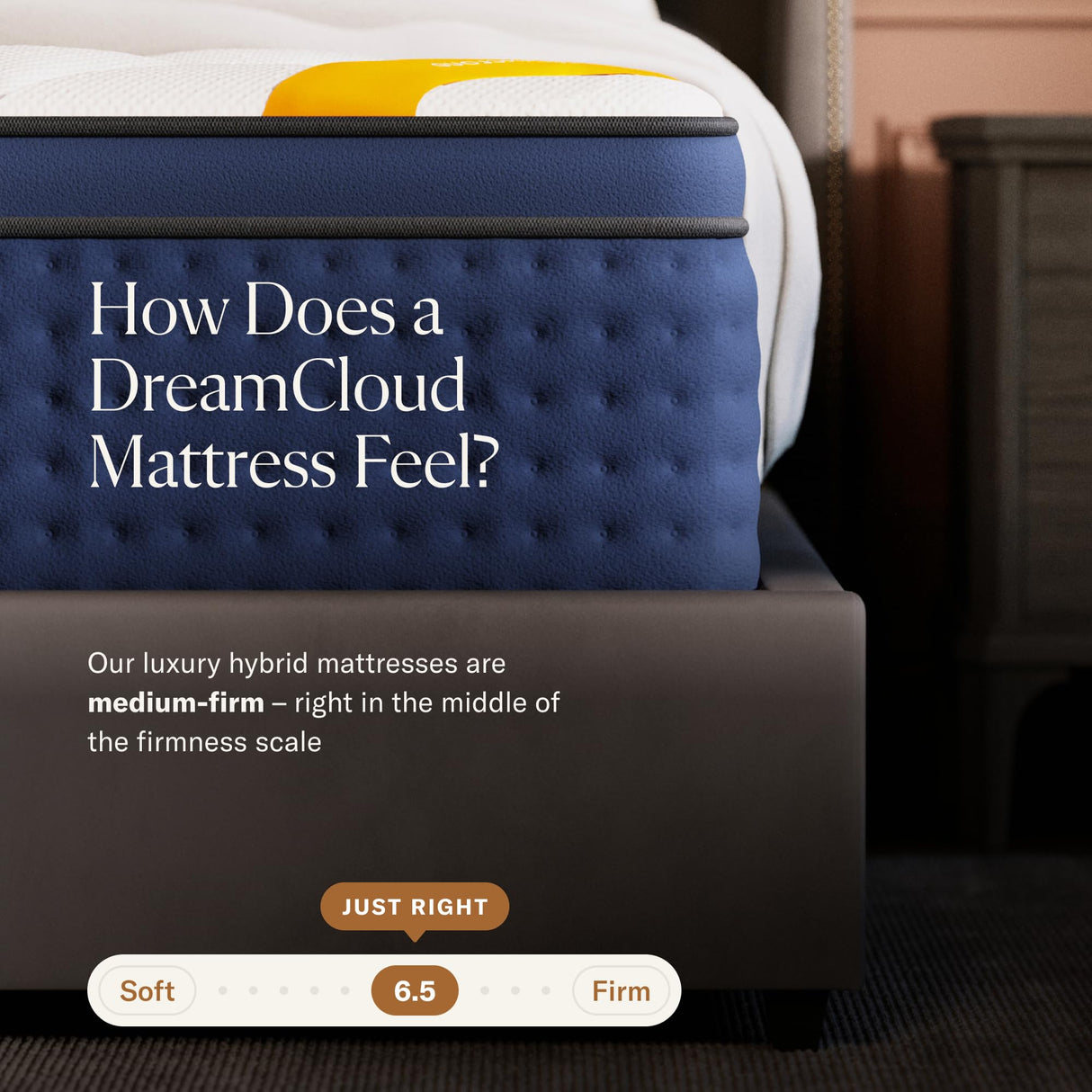 DreamCloud Premier Rest 14" King Mattress - Luxury Hybrid Memory Foam - 365 Night Trial - Premium Pressure-Relieving Layers - Forever Warranty - Mattress in a Box - CertiPUR-US Certified DreamCloud