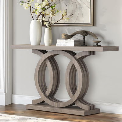 NicBex ZYLT-Zoey-TB-00001-LWJ Sofa & Console Tables, 55.11"x11.81"x31.5", Grey