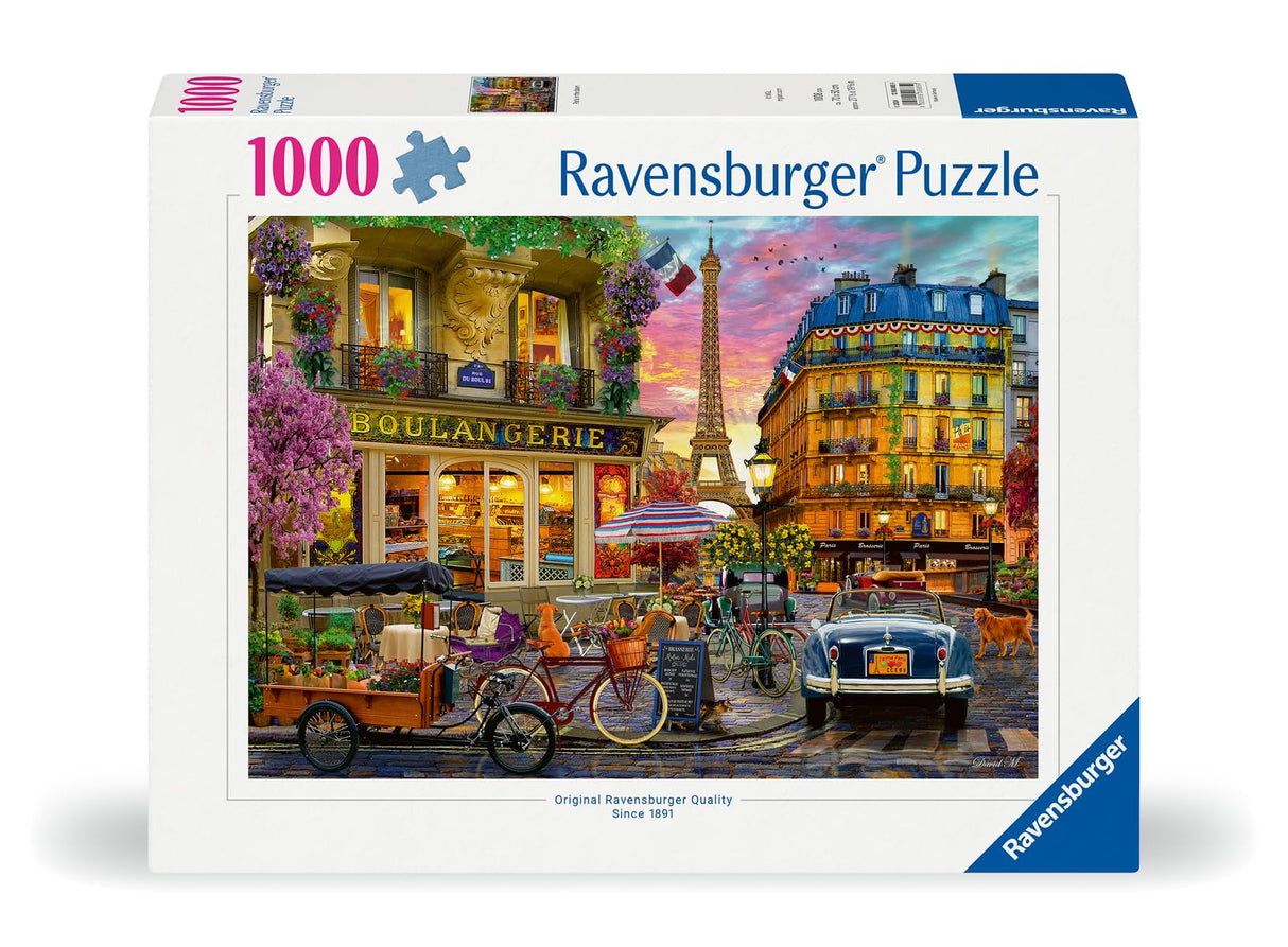 Ravensburger Paris at Dawn 1000 Piece Jigsaw Puzzle for Adults - 12000885 - Handcrafted Tooling, Made in Germany, Every Piece Fits Together Perfectly Ravensburger