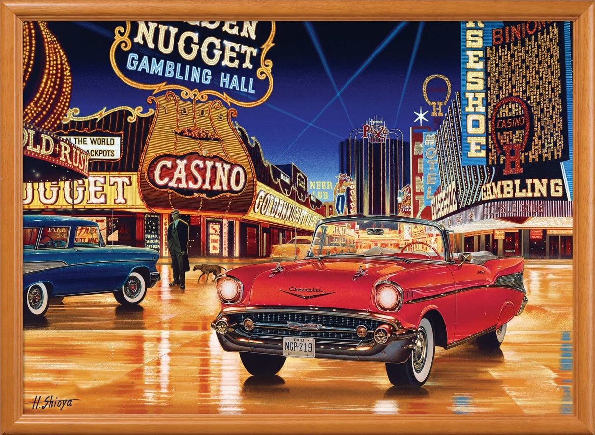 MasterPieces - 1000 Piece Jigsaw Puzzle, Route 66 Gamblin’ Man, Fun for Adults, Family, Kids, 19.25" x 26.75" Masterpieces