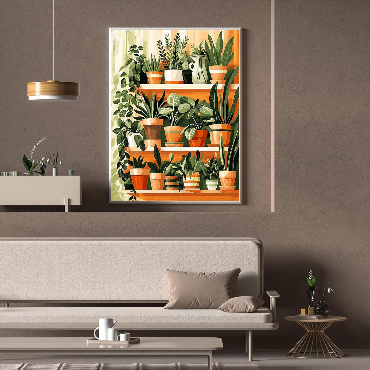 Plant Diamond Painting Kits for Adults - Potted Diamond Art Kits for Adults, Round 5D Gem Art Kit for Adult DIY Crafts Kit Gift Home Wall Decor Gifts (16x12 inch) xackcme