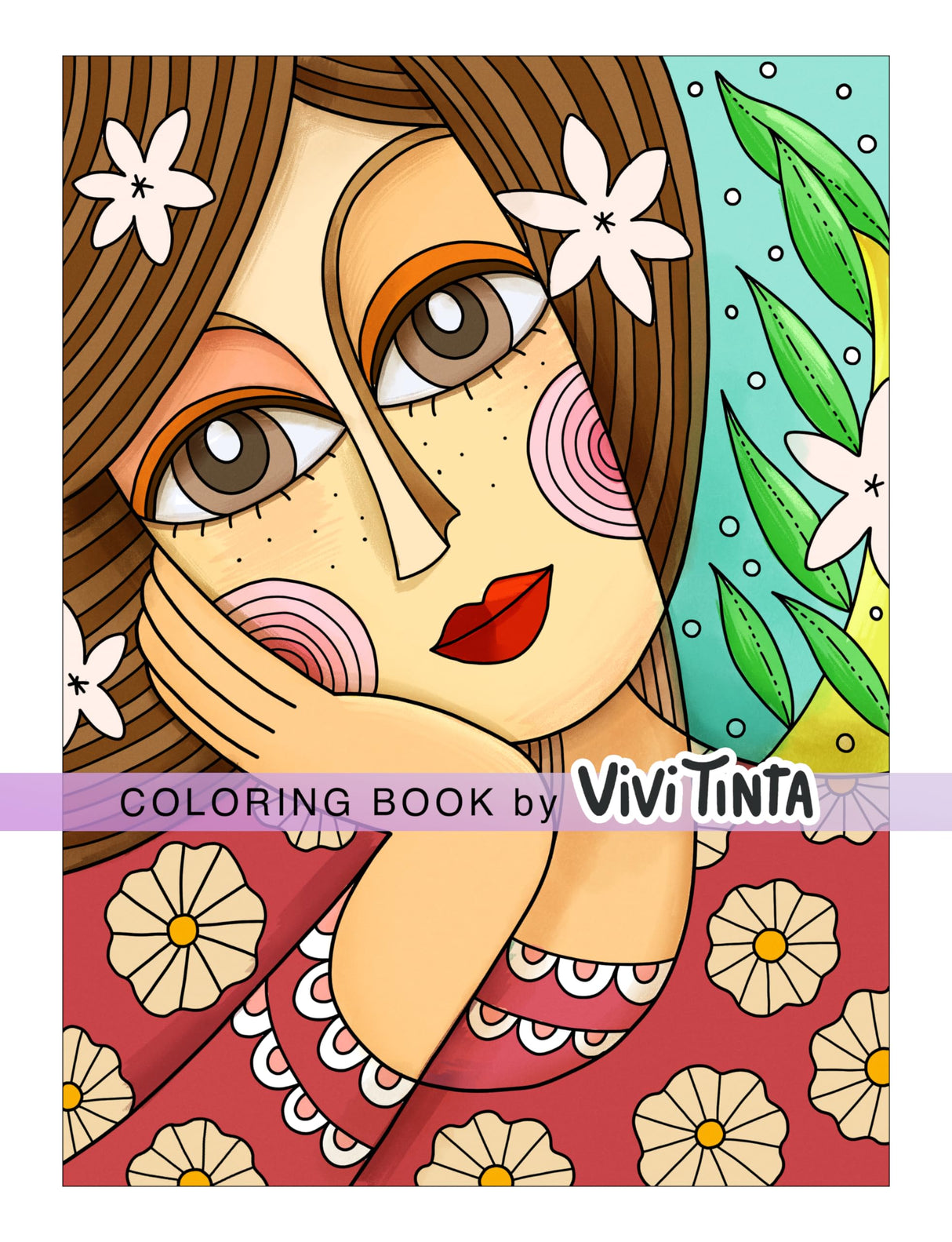 Relaxing: Coloring Book for Adults with Creative Stress Relief Designs, Featuring Animals, Flowers, Plants, Landscapes, and More Vivi Tinta