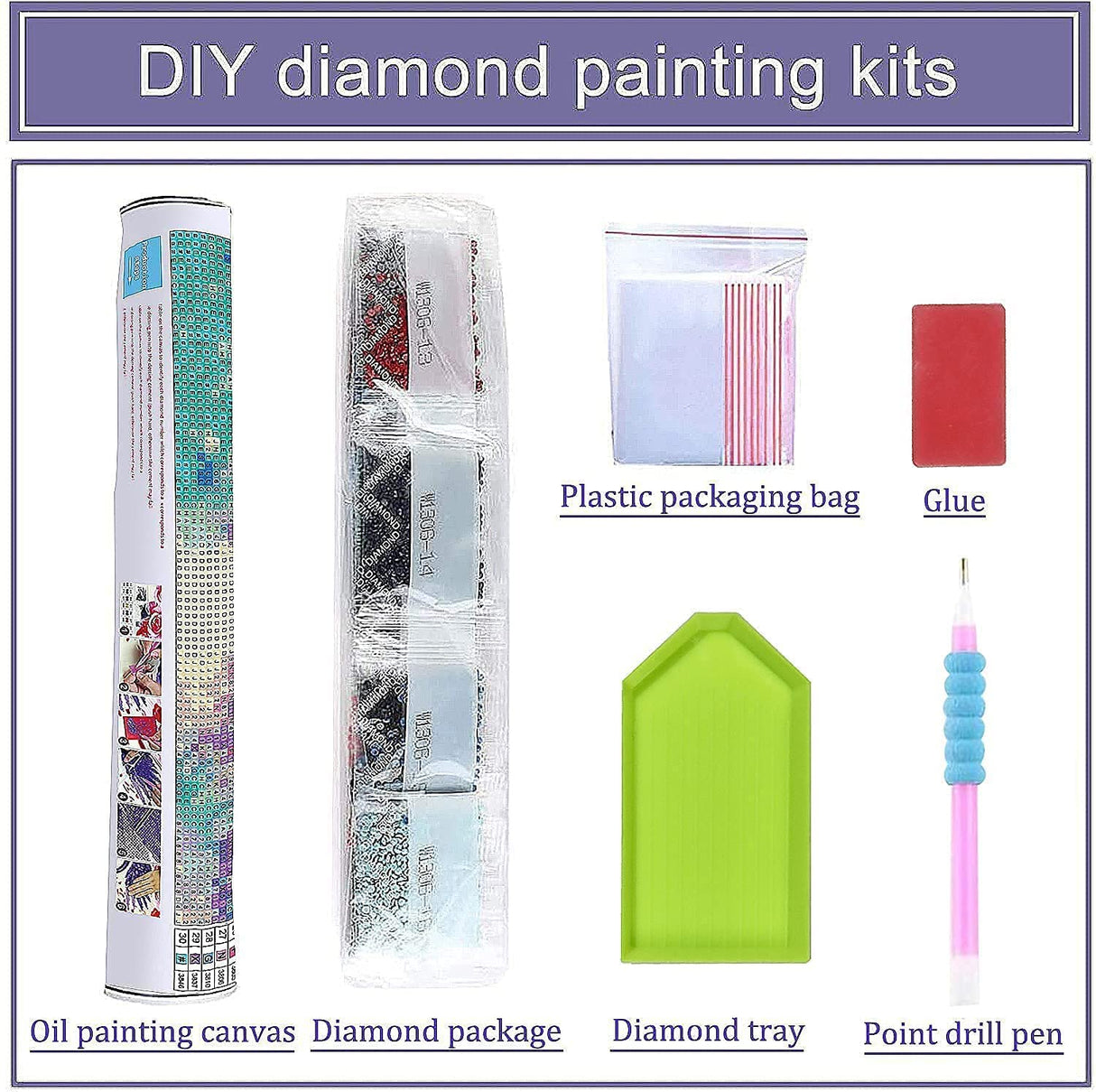 BOSWELL 5D Diamond Painting Kits for Adults - Set of 12 DIY Diamond Art Kits - Stunning Gem Paintings for Home Wall Decor & Gifts - Easy to Use & Relaxing Craft Activity BOSWELL