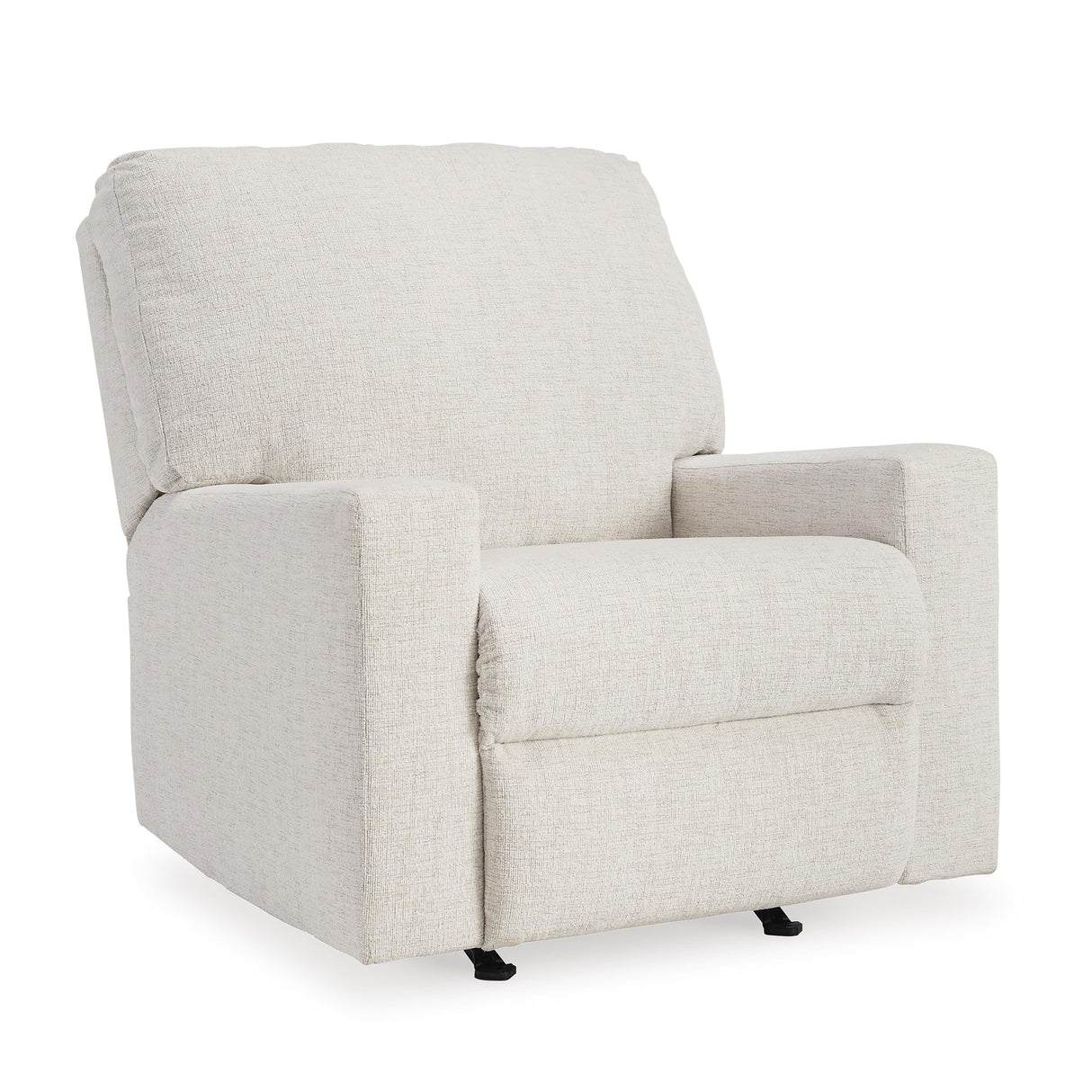 Signature Design by Ashley Rannis Casual Manual Rocker Recliner, White Signature Design by Ashley