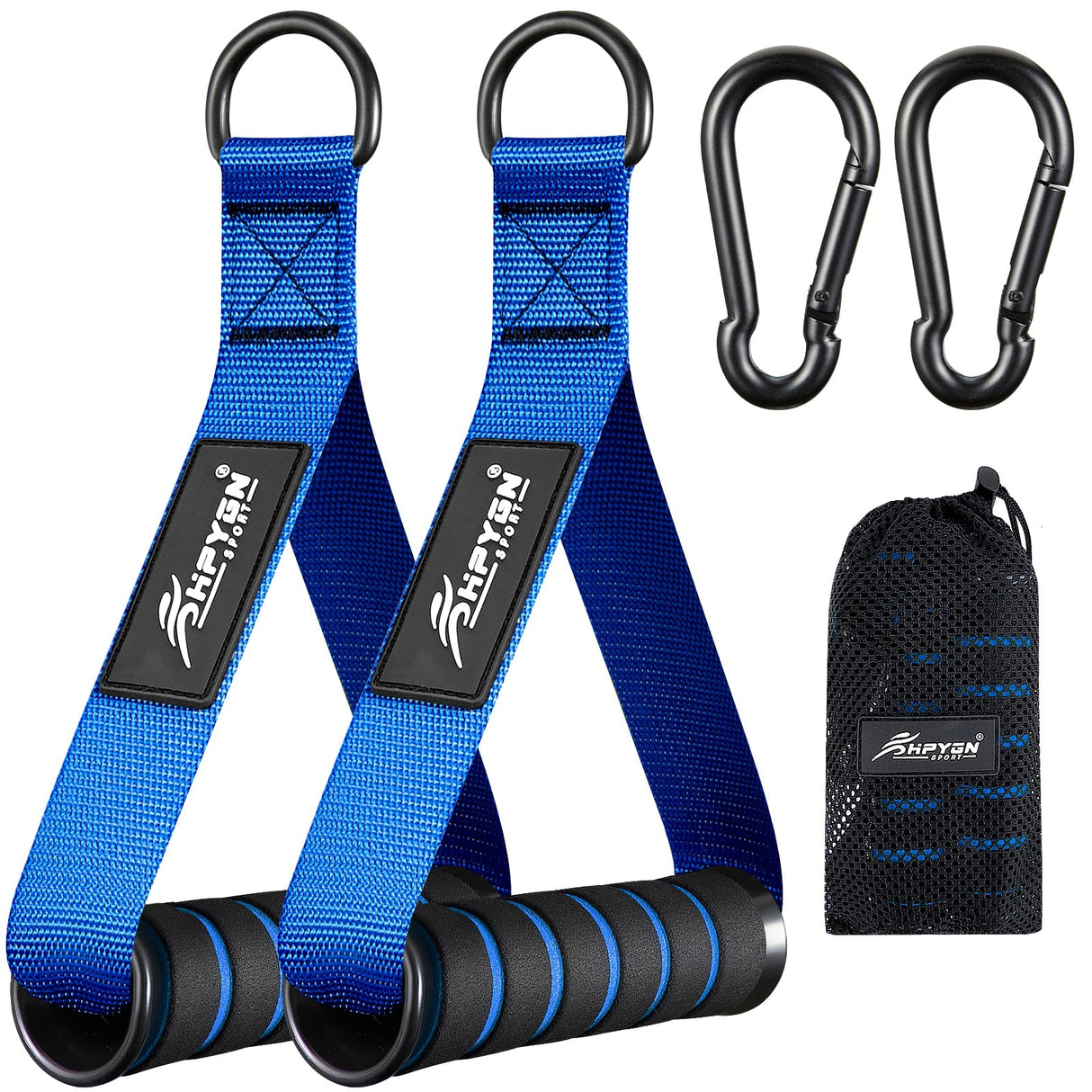 Cable Machine Handles, Replacement Fitness Equipment for Pilates,Yoga, Strength Trainer, Pull Down Workout Accessories, Exercise Handle for Pulldowns, Chest flys, Shoulder Exercises, tricep Workouts HPYGN