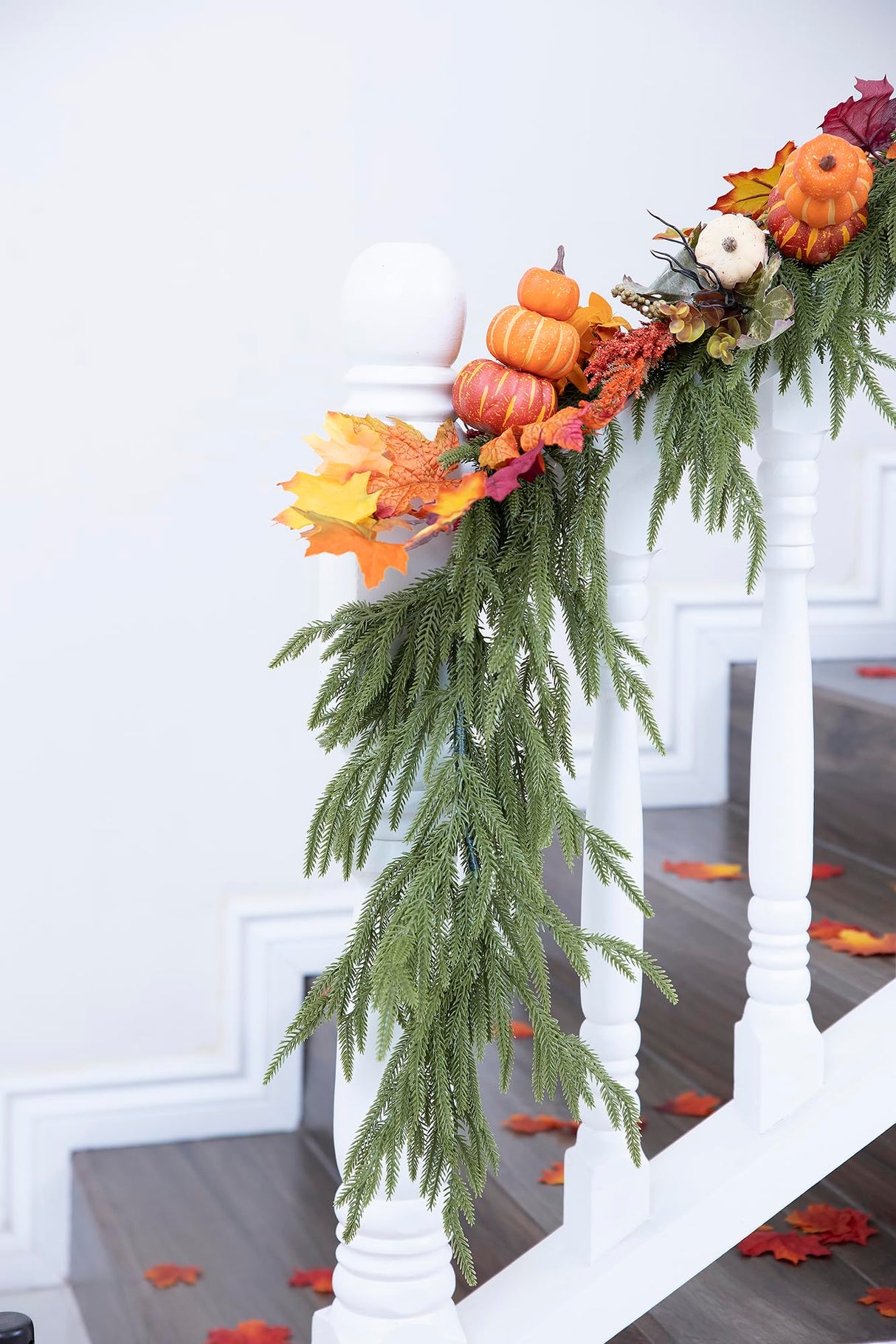 IDEAS BY ACES Real Feel Dense Norfolk Pine Christmas Garland - 68" for $24.99 with Prime delivery. Confirm Your Seller is IDEAS BY ACES to Avoid counterfeits IDEAS BY ACES