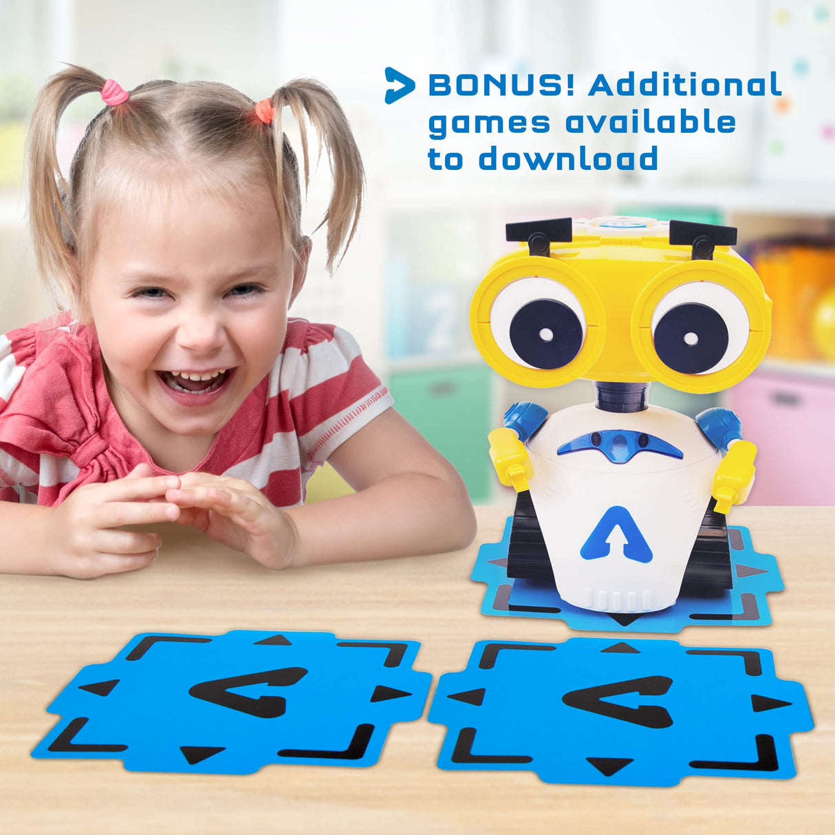 Thames & Kosmos Andy: The Code & Play Robot | Screen-Free Coding & Robotics Kit for Ages 4+ | Pre-Built Robot w/Intuitive Buttons for Preschoolers to Start Programming! | No Smart Device Required Thames & Kosmos